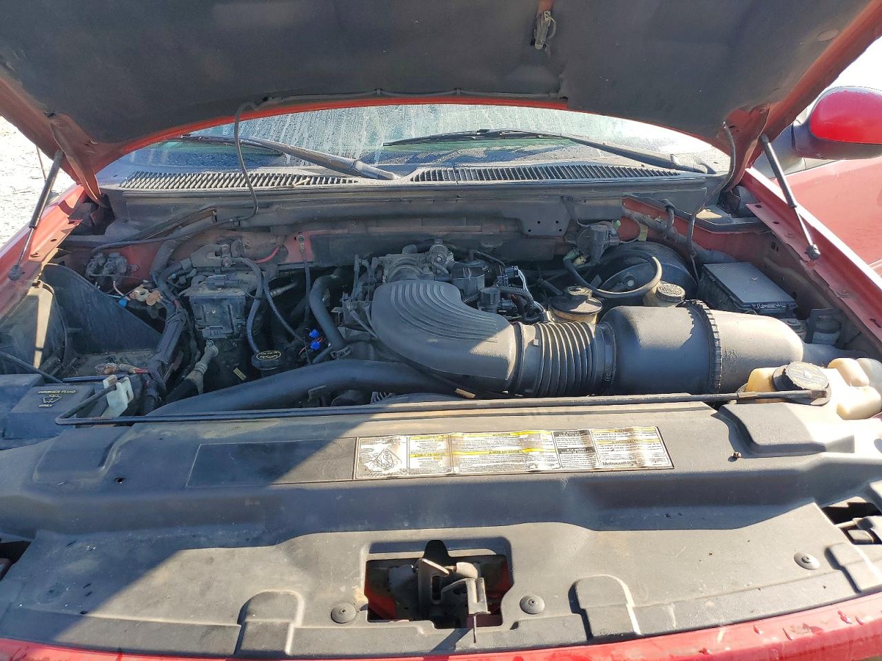 2001 Ford F150 Supercrew Red vin: 1FTRW08W81KE65825
