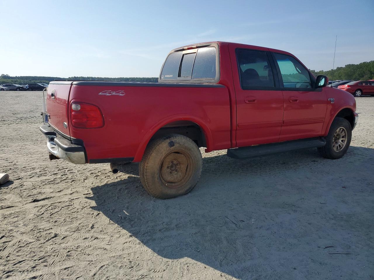 2001 Ford F150 Supercrew Red vin: 1FTRW08W81KE65825