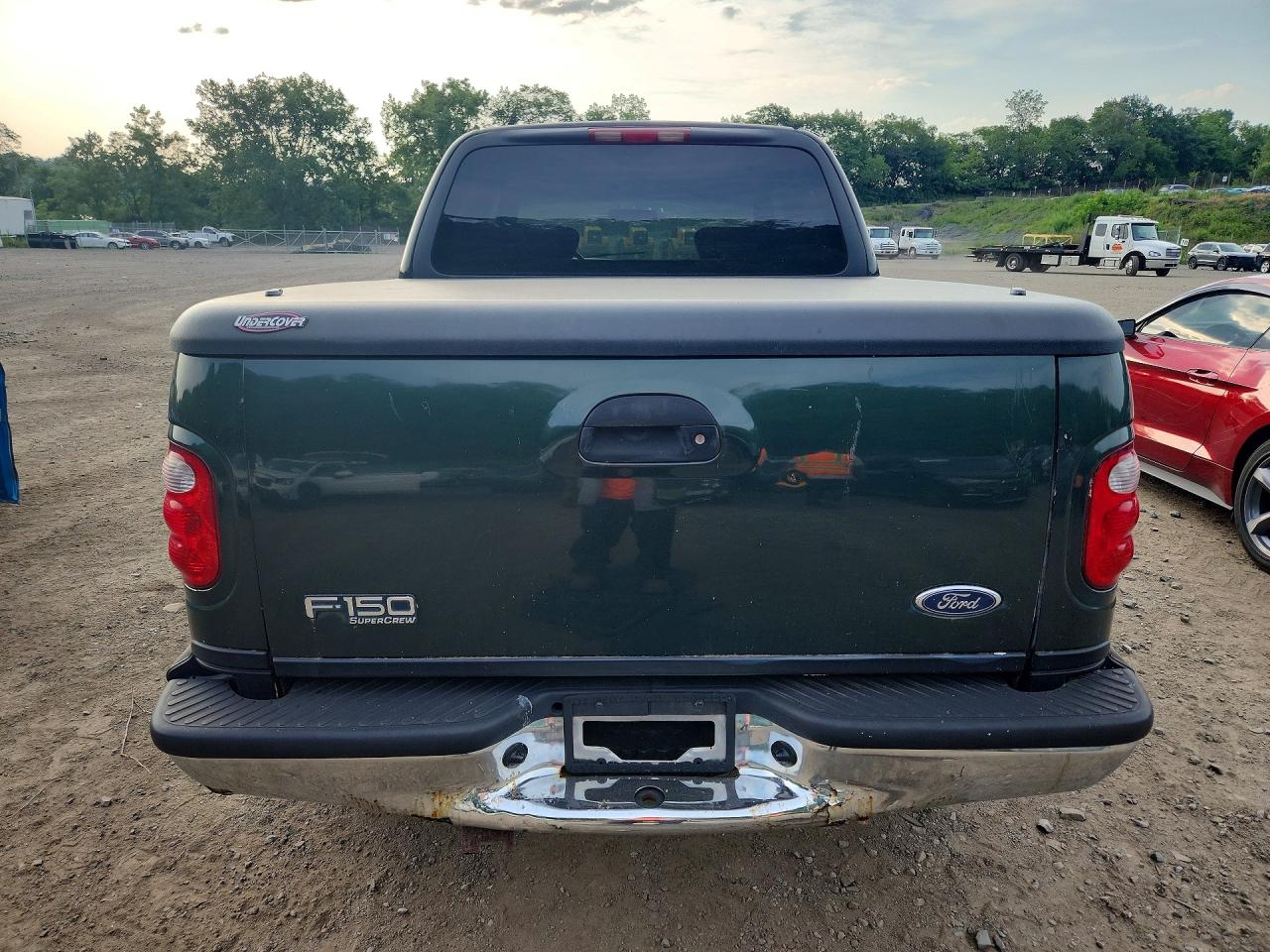 2001 Ford F150 Supercrew Green vin: 1FTRW08W81KF81185