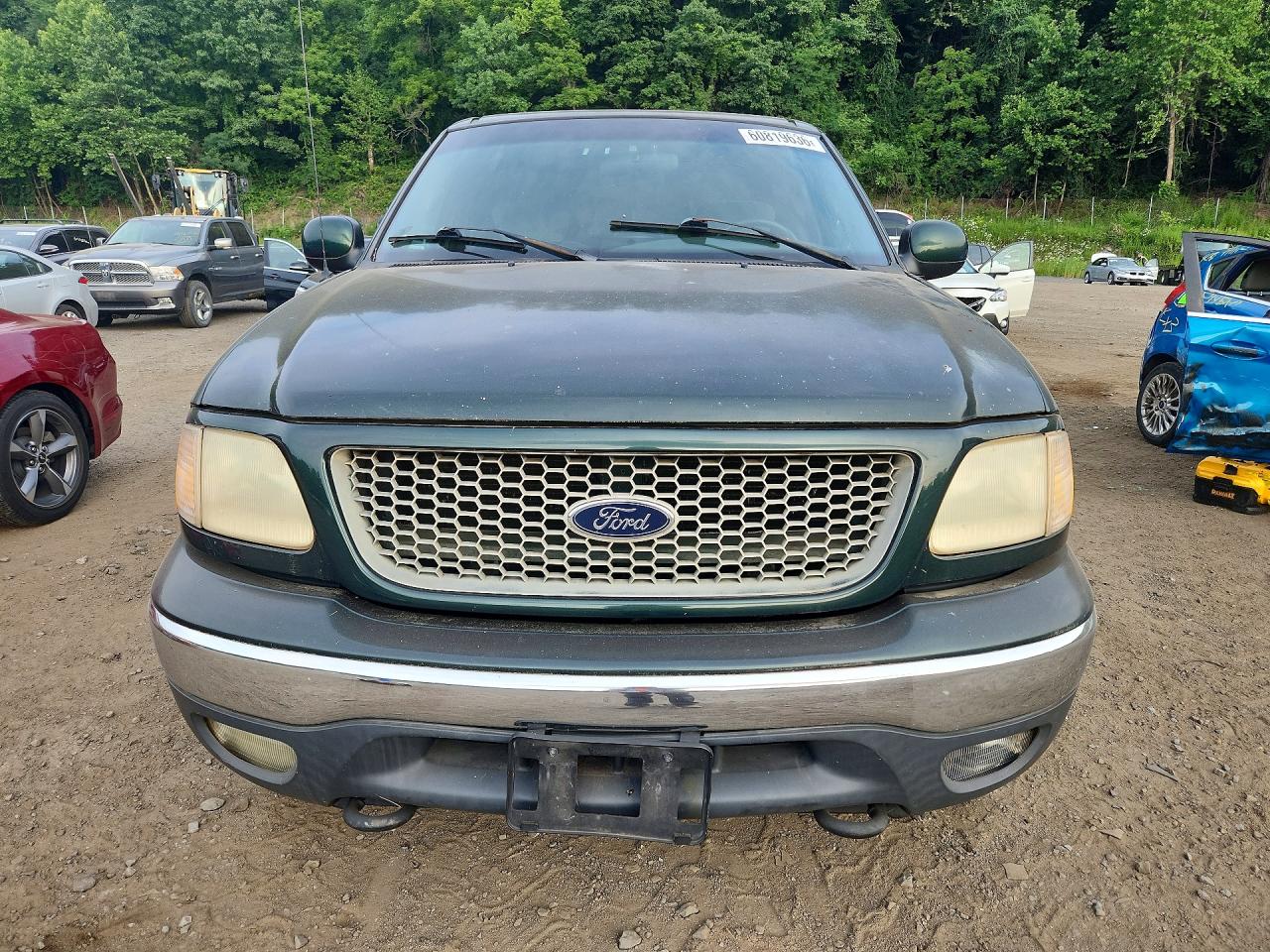 2001 Ford F150 Supercrew Green vin: 1FTRW08W81KF81185