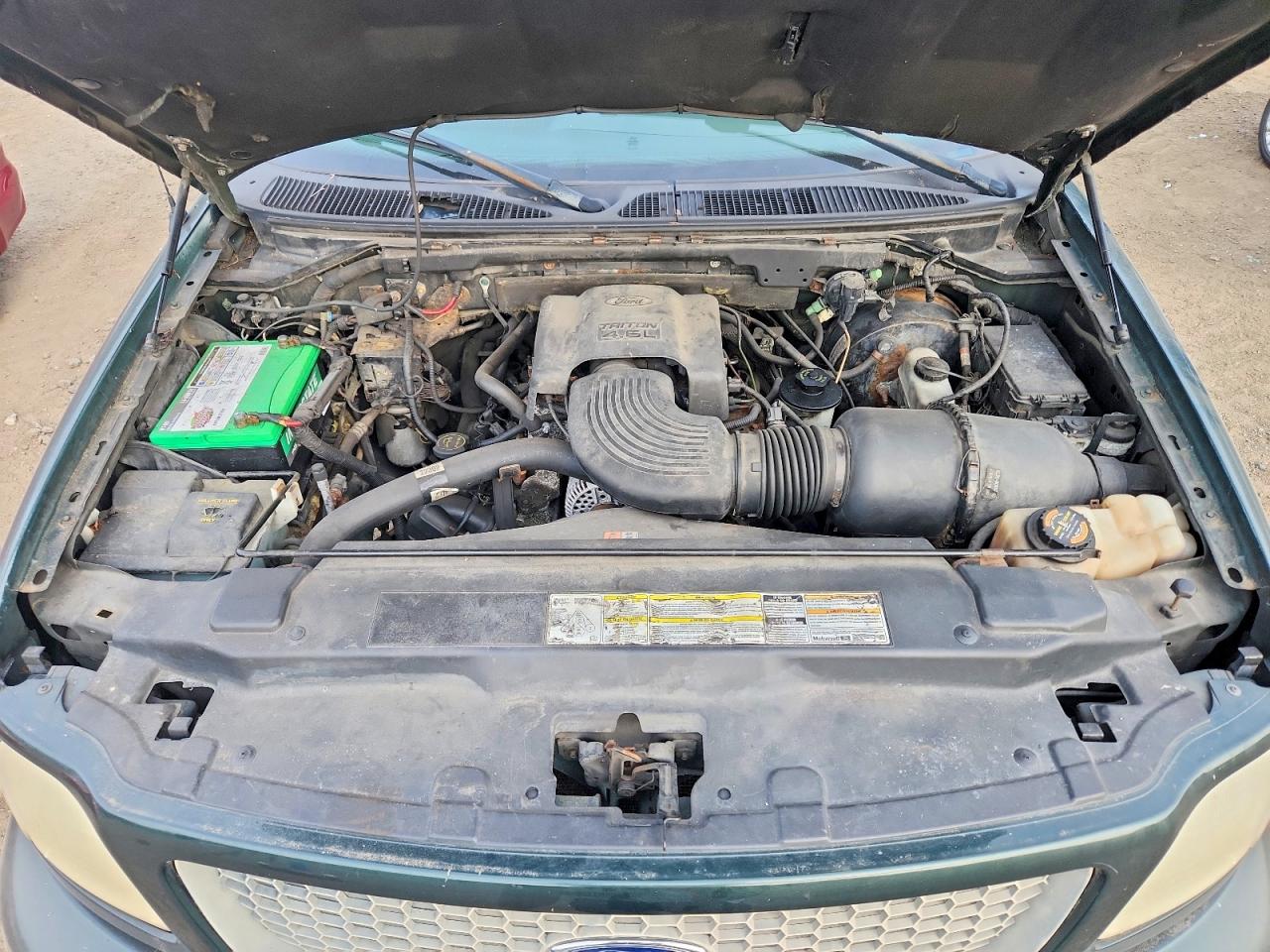 2001 Ford F150 Supercrew Green vin: 1FTRW08W81KF81185