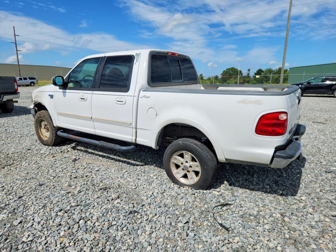 2001 Ford F150 Supercrew White vin: 1FTRW08WX1KD98807