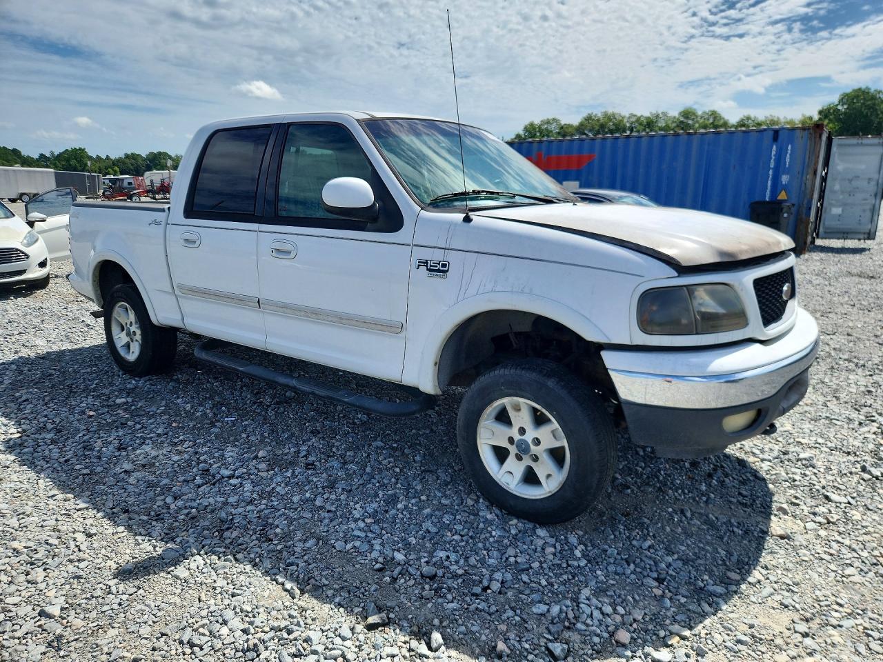 2001 Ford F150 Supercrew White vin: 1FTRW08WX1KD98807