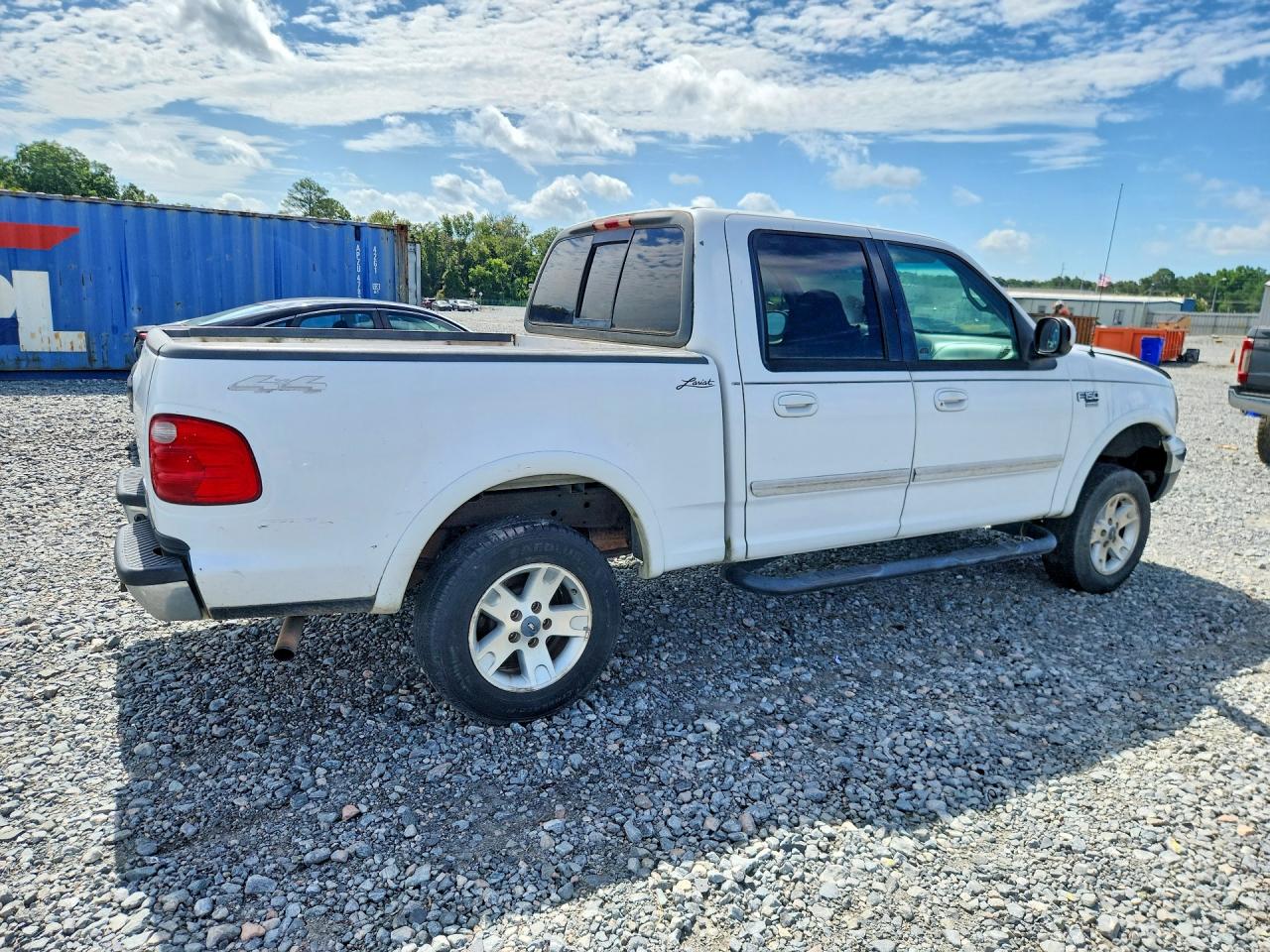 2001 Ford F150 Supercrew White vin: 1FTRW08WX1KD98807