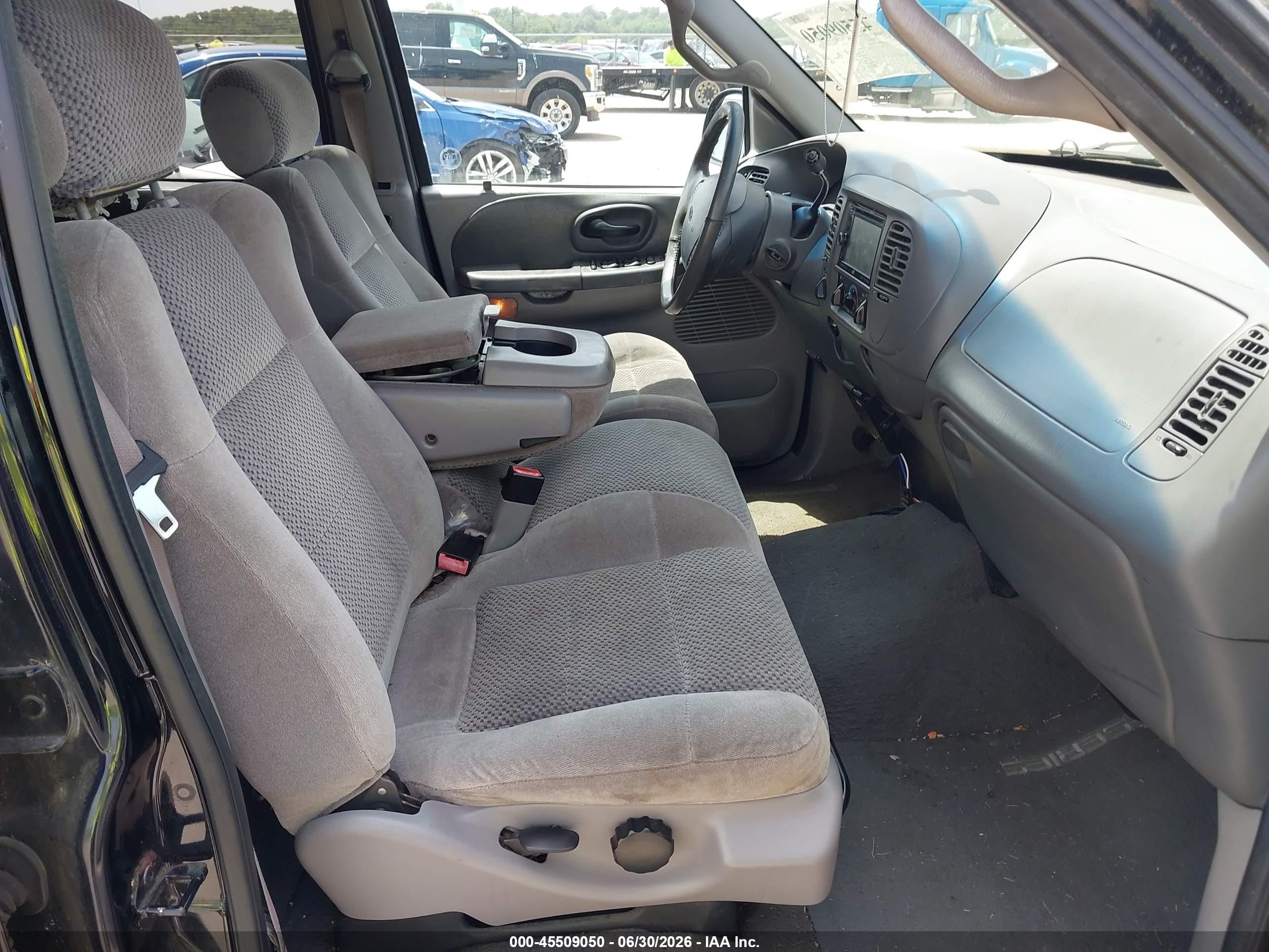 2001 Ford F-150 King Ranch Edition/lariat/xlt Black vin: 1FTRW08WX1KF89465