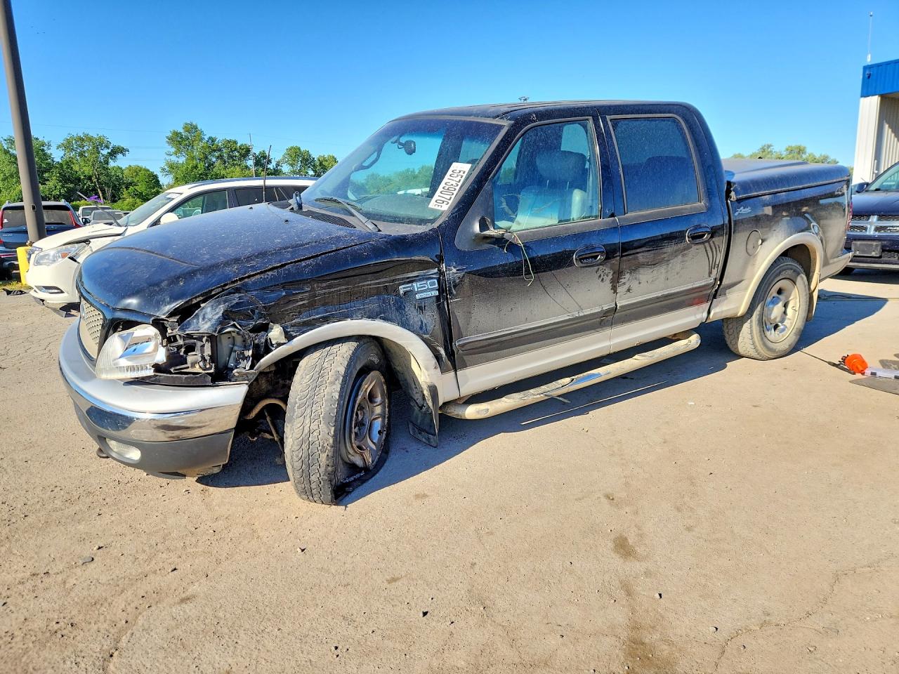 2001 Ford F150 Supercrew Черный vin: 1FTRW08WX1KF89773