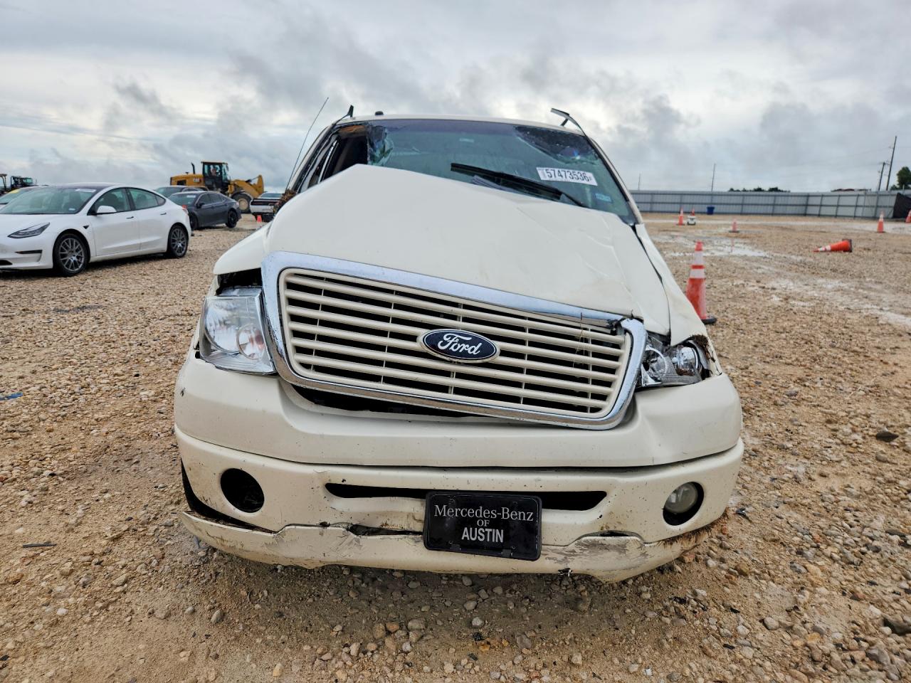 2008 Ford F150 Supercrew Cream vin: 1FTRW12518FA10162