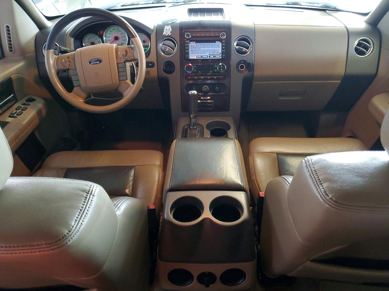 2008 Ford F150 Supercrew Cream vin: 1FTRW12558FA60529