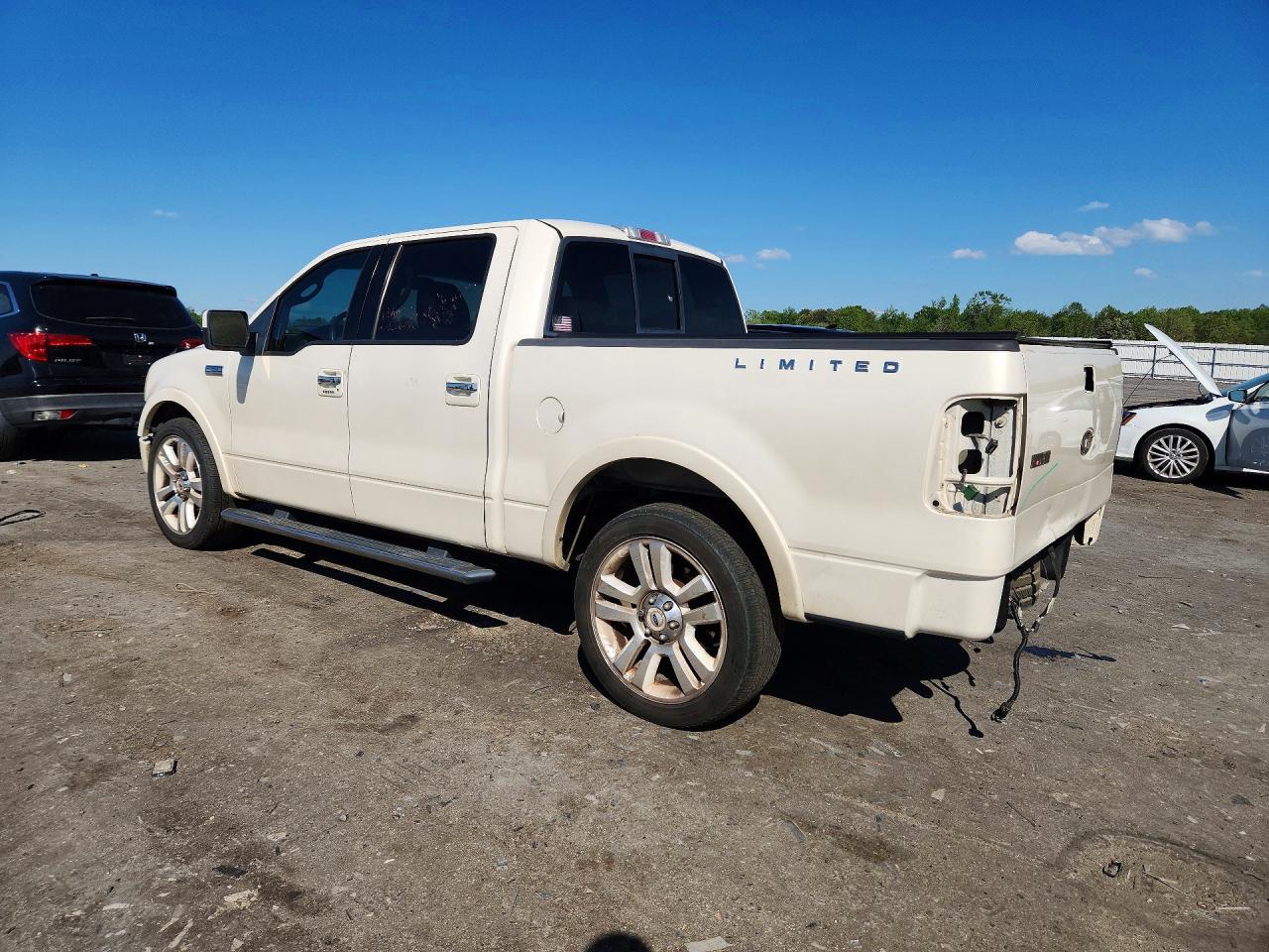 2008 Ford F150 Supercrew White vin: 1FTRW12588FA89278