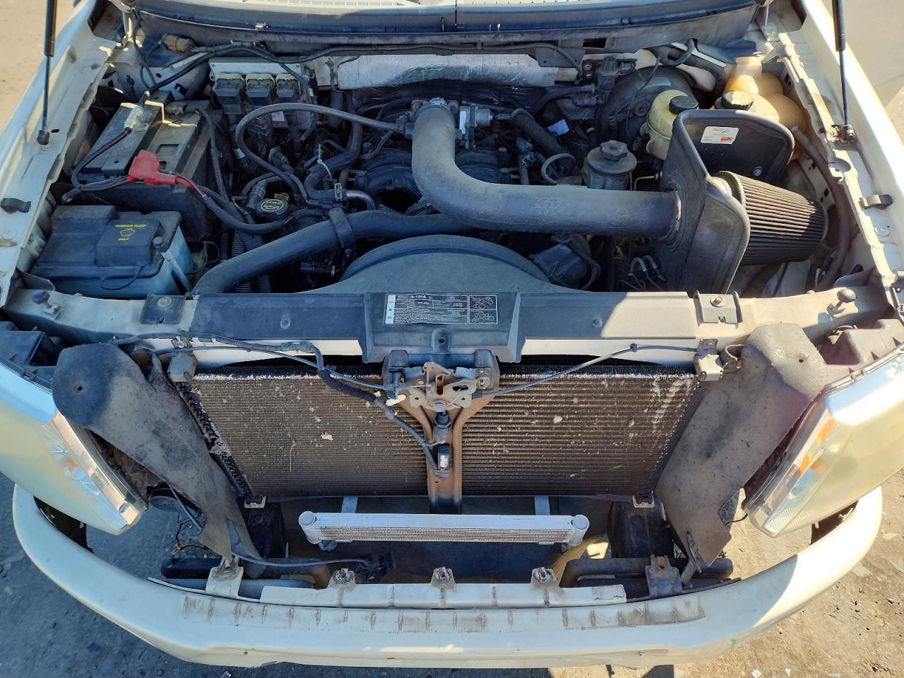 2008 Ford F150 Supercrew White vin: 1FTRW12588FA89278
