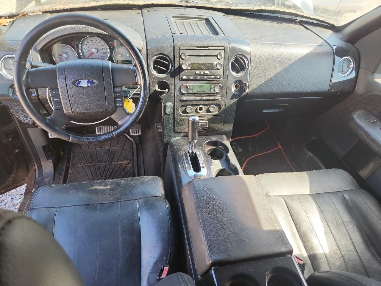 2007 Ford F-150 Styleside Black vin: 1FTRW12597FA03894