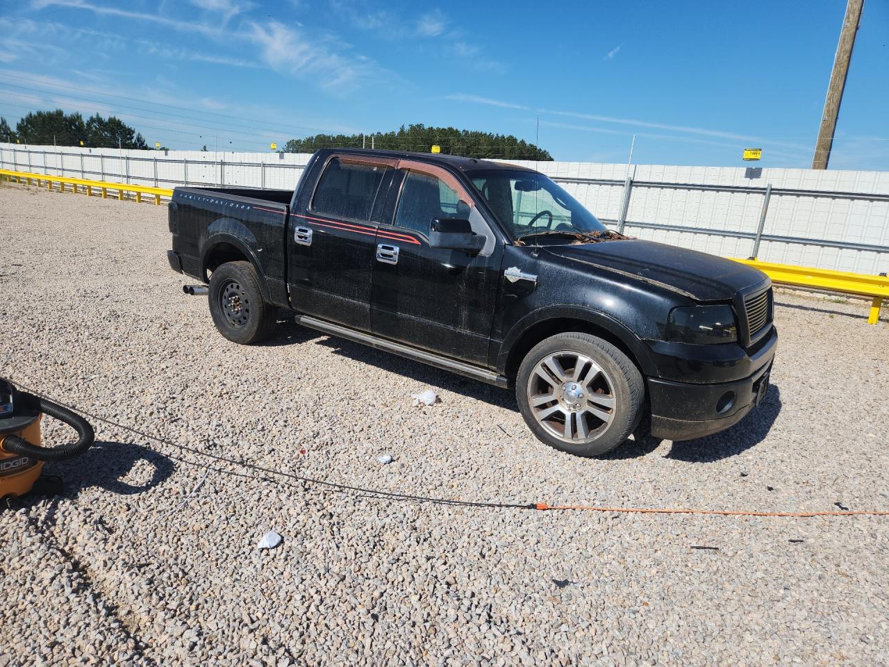 2007 Ford F-150 Styleside Black vin: 1FTRW12597FA03894