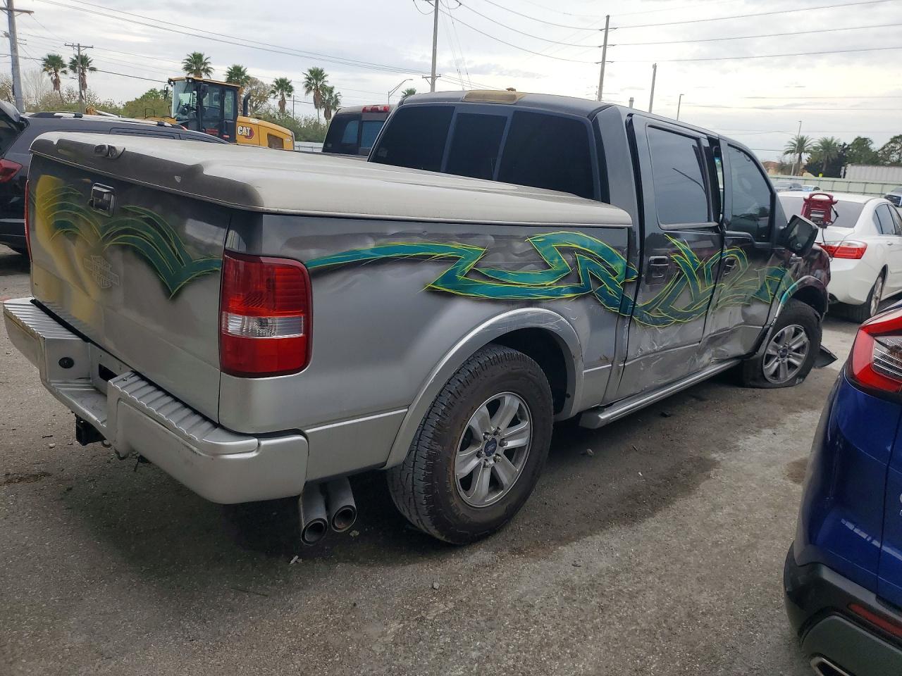 2007 Ford F150 Supercrew Черный vin: 1FTRW12597FA05323