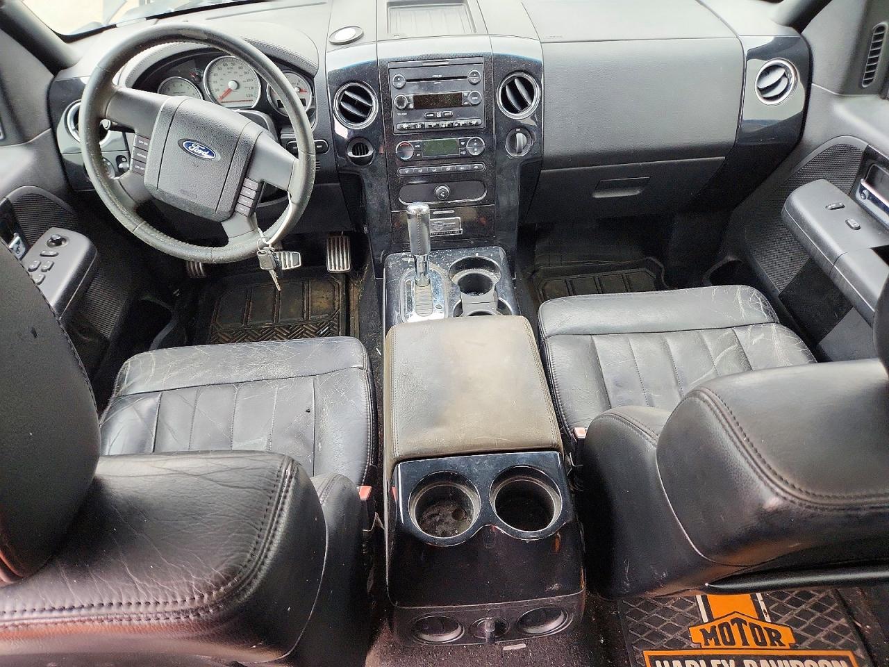 2007 Ford F150 Supercrew Black vin: 1FTRW12597FA71855