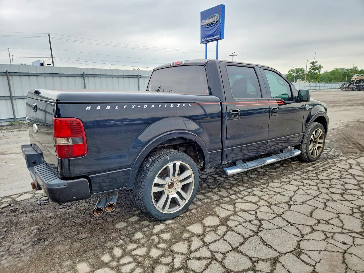 2007 Ford F150 Supercrew Black vin: 1FTRW12597FA71855
