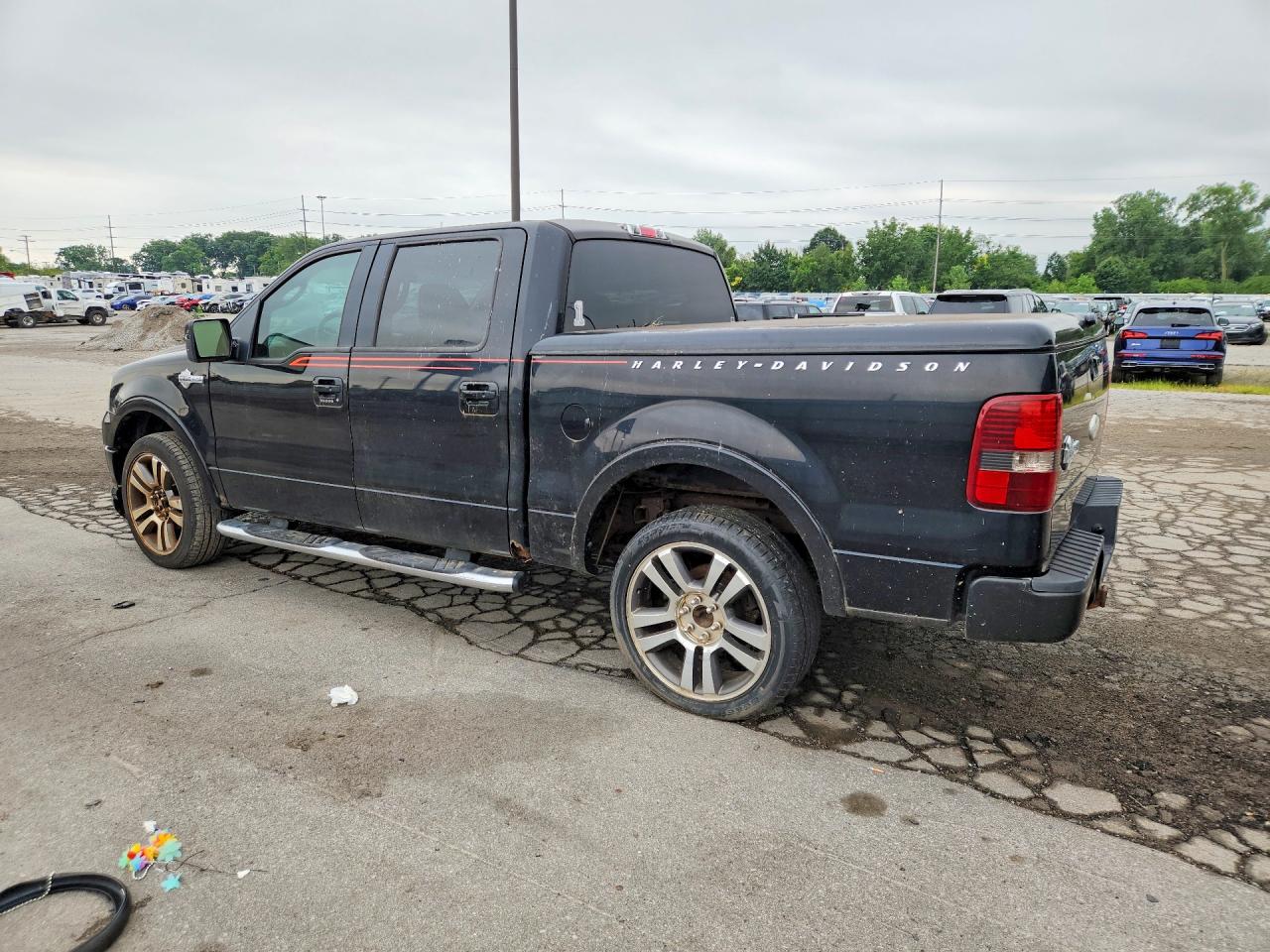2007 Ford F150 Supercrew Black vin: 1FTRW12597FA71855