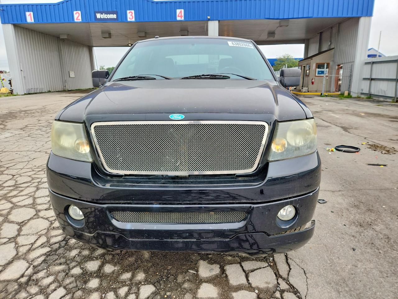 2007 Ford F150 Supercrew Black vin: 1FTRW12597FA71855