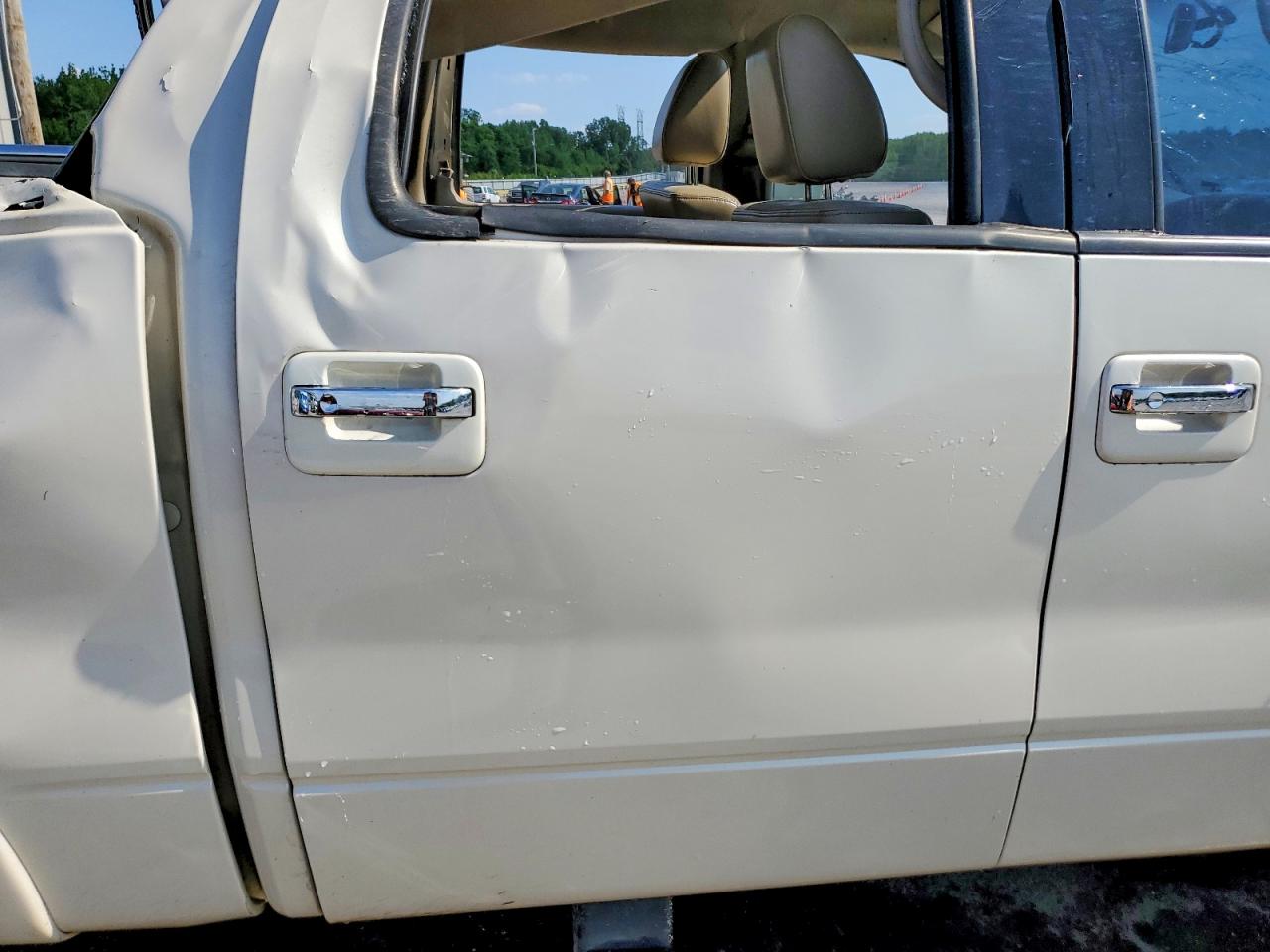 2008 Ford F150 Supercrew White vin: 1FTRW12598FA30028