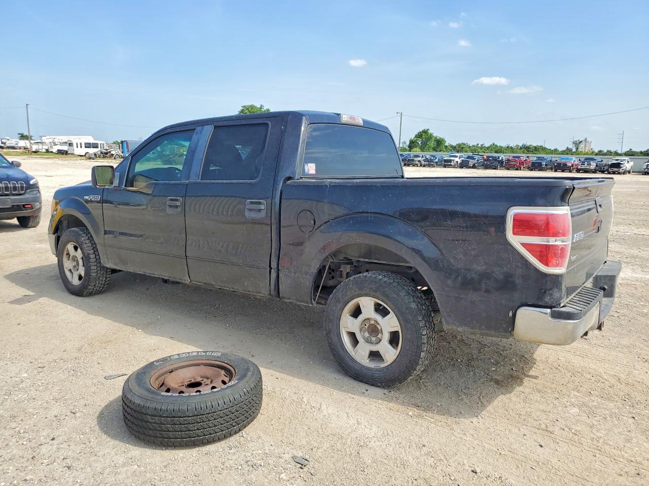 2009 Ford F150 Supercrew Black vin: 1FTRW12819FA17897