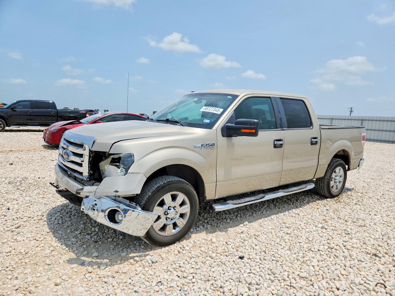 2009 Ford F150 Supercrew Tan vin: 1FTRW12829FA38306