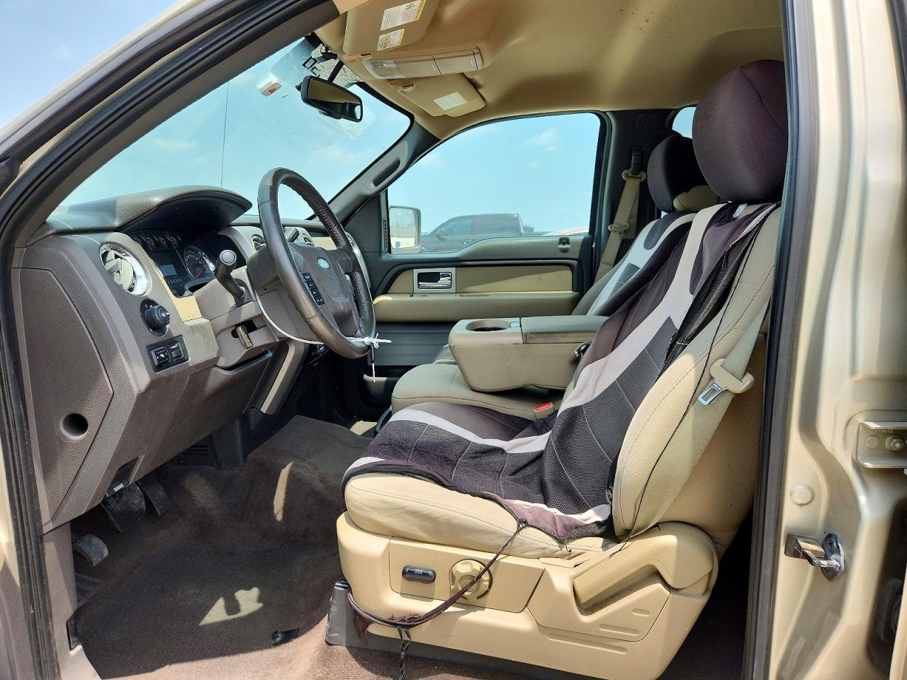 2009 Ford F150 Supercrew Tan vin: 1FTRW12829FA38306
