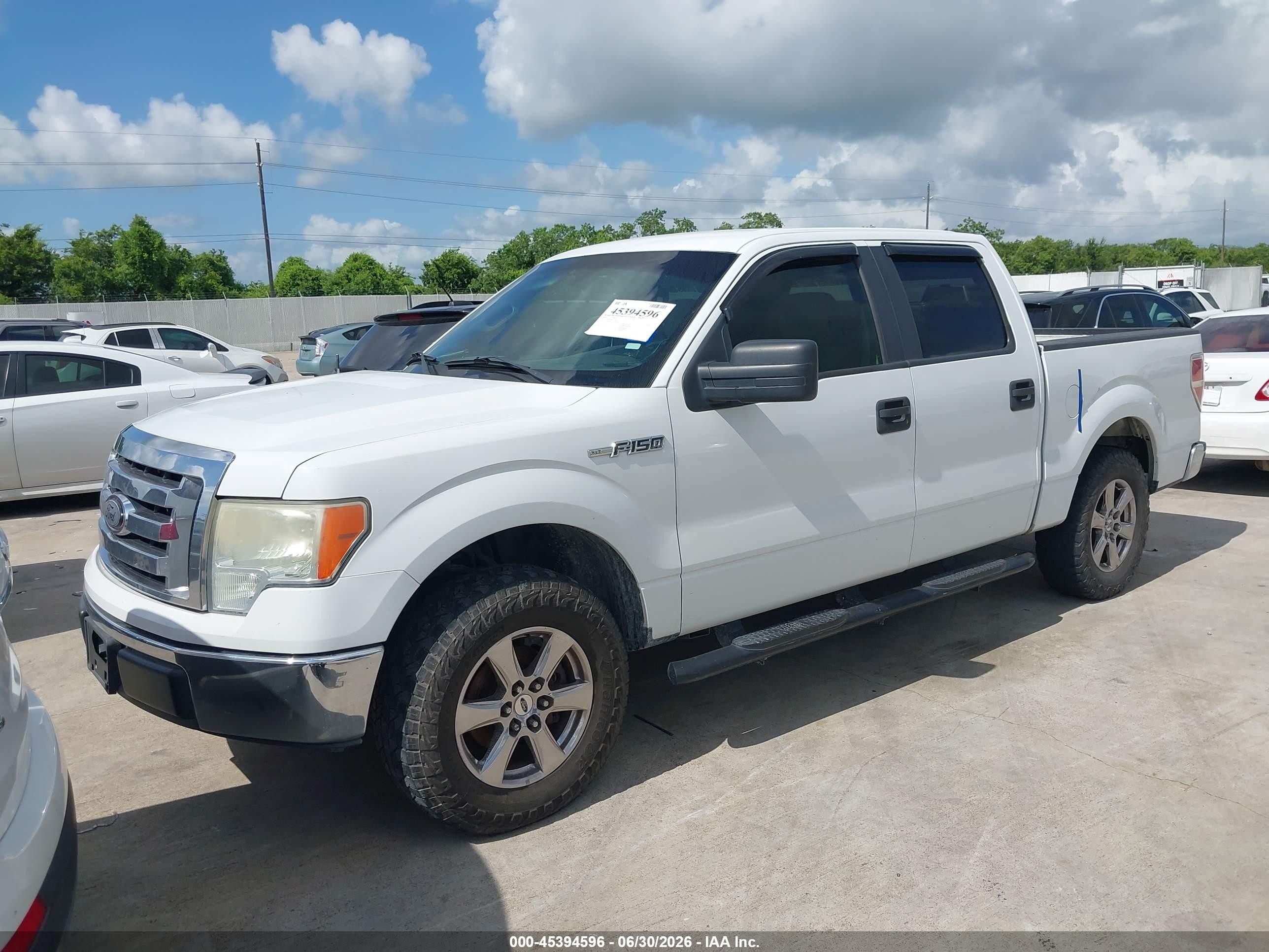 2009 Ford F-150 Xl/xlt White vin: 1FTRW12829FA73508