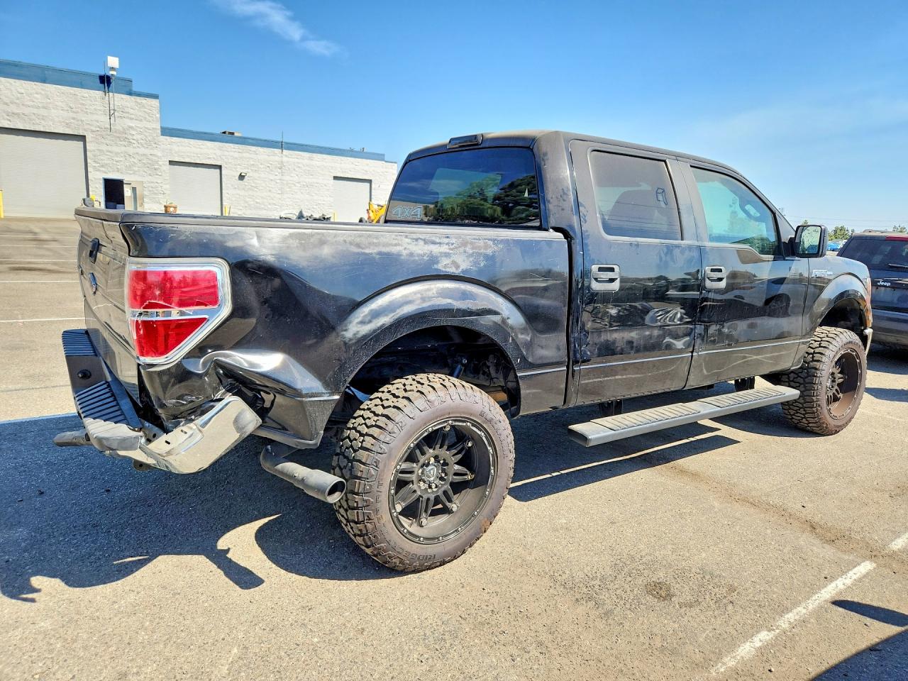 2009 Ford F150 Supercrew Black vin: 1FTRW12829KB49588