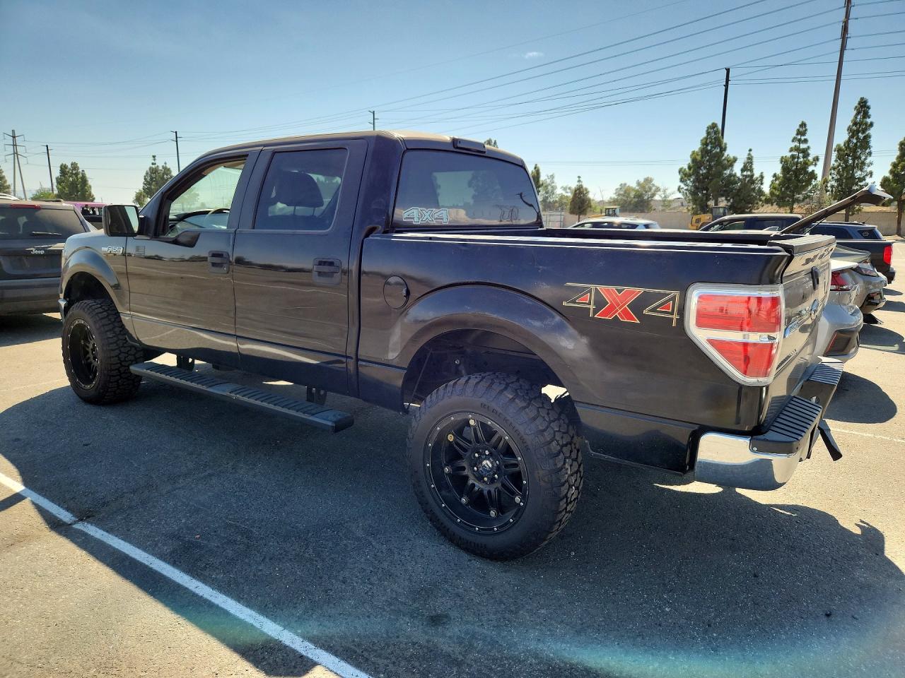 2009 Ford F150 Supercrew Black vin: 1FTRW12829KB49588