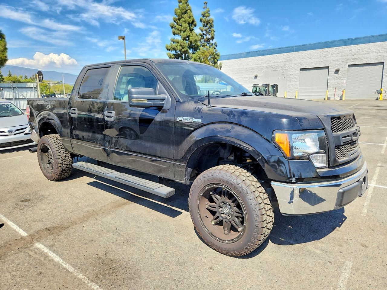 2009 Ford F150 Supercrew Black vin: 1FTRW12829KB49588