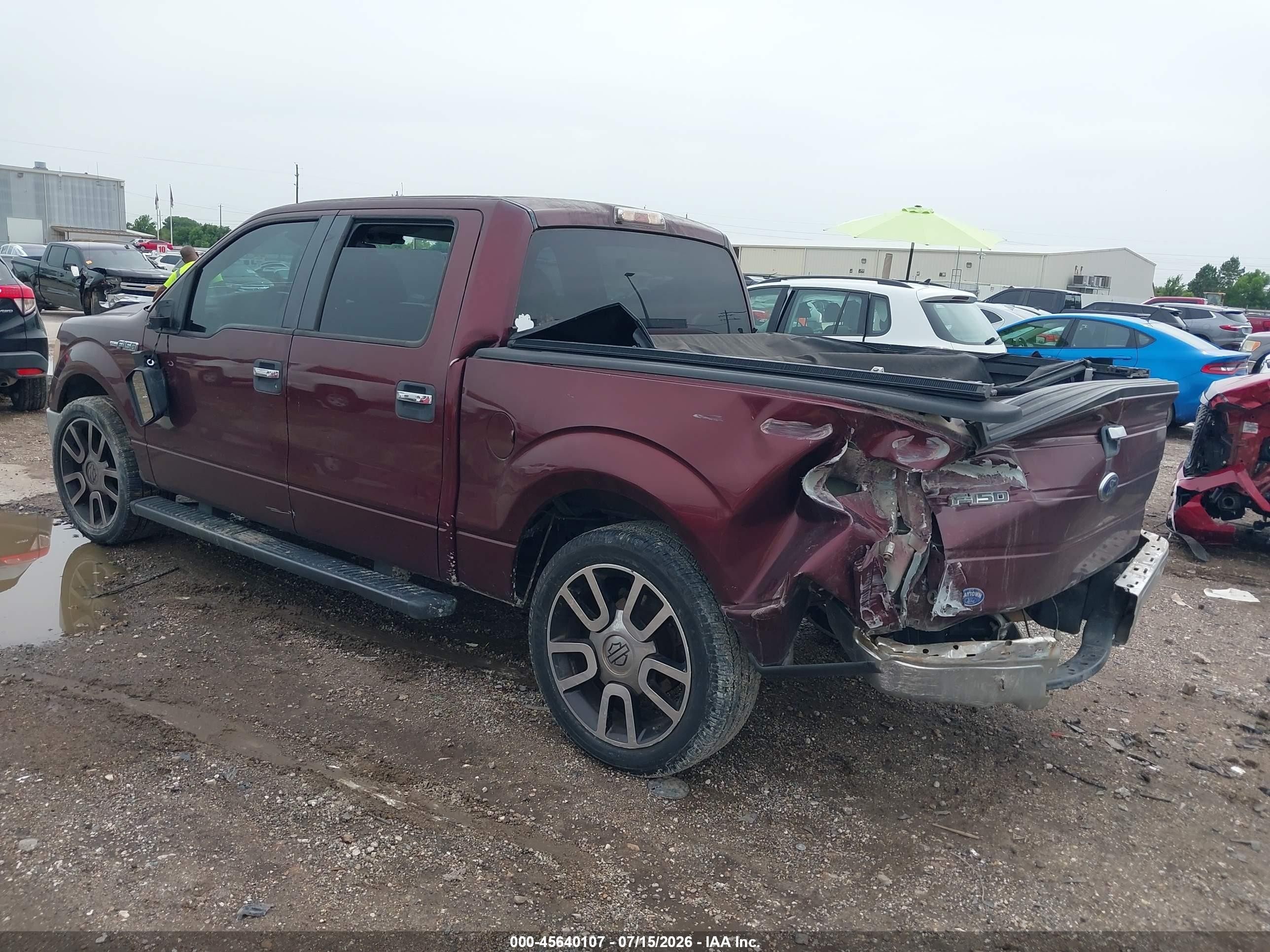 2009 Ford F-150 Xl/xlt Red vin: 1FTRW12829KB87810