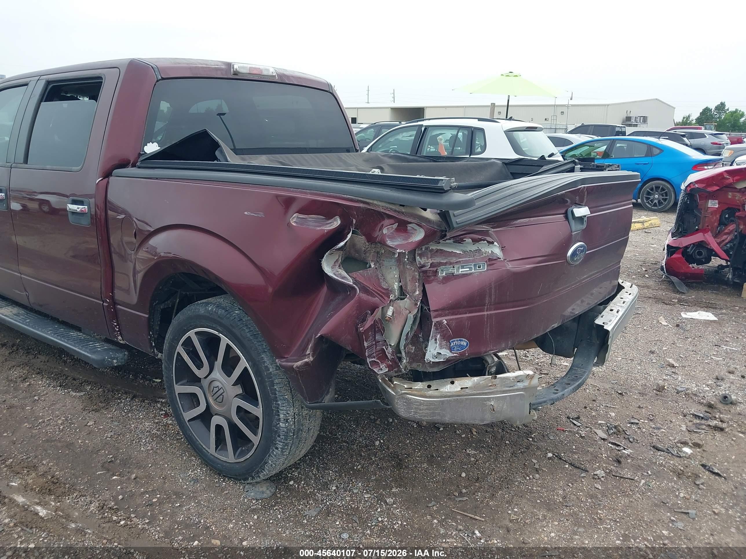 2009 Ford F-150 Xl/xlt Red vin: 1FTRW12829KB87810