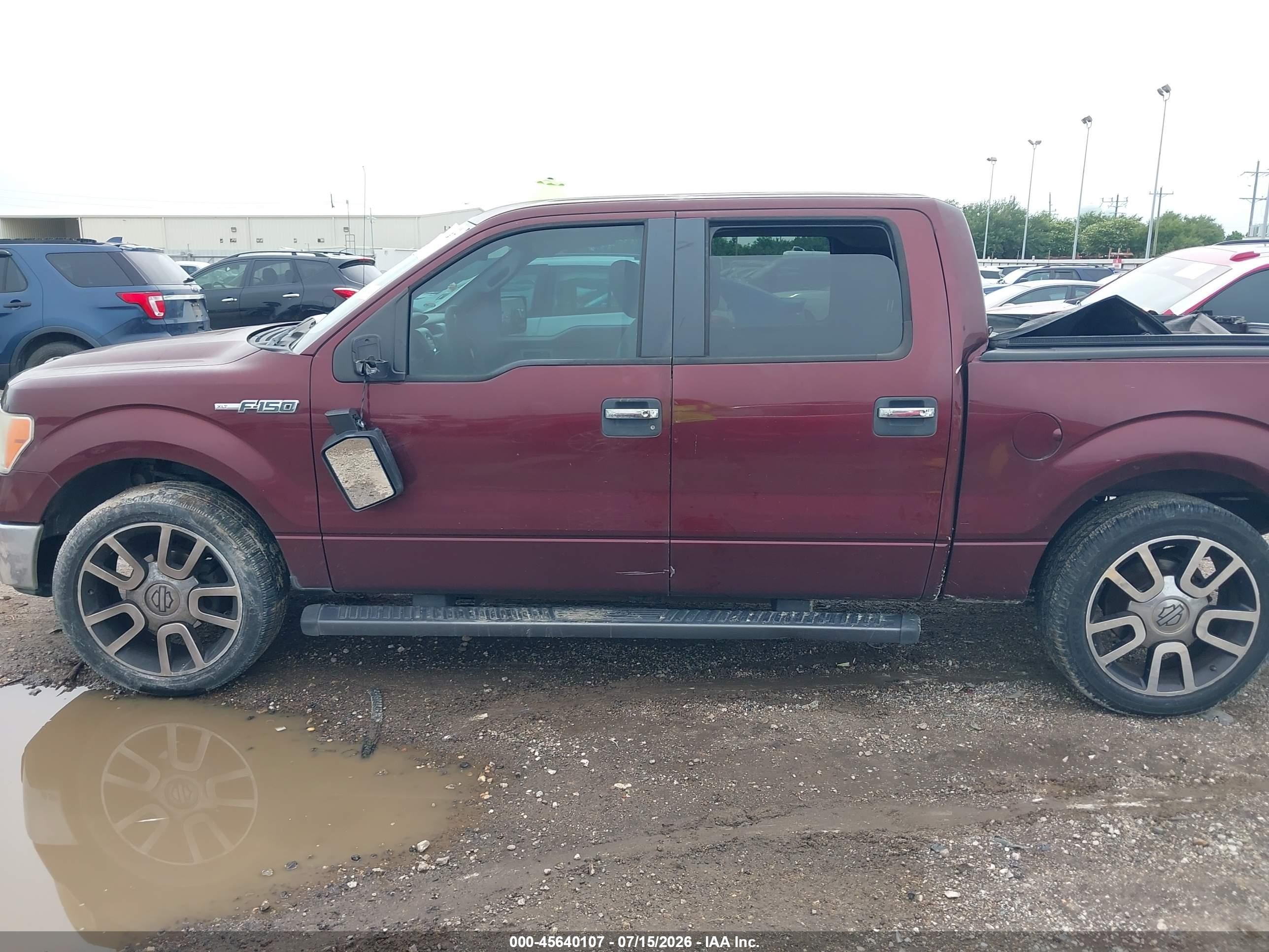 2009 Ford F-150 Xl/xlt Red vin: 1FTRW12829KB87810