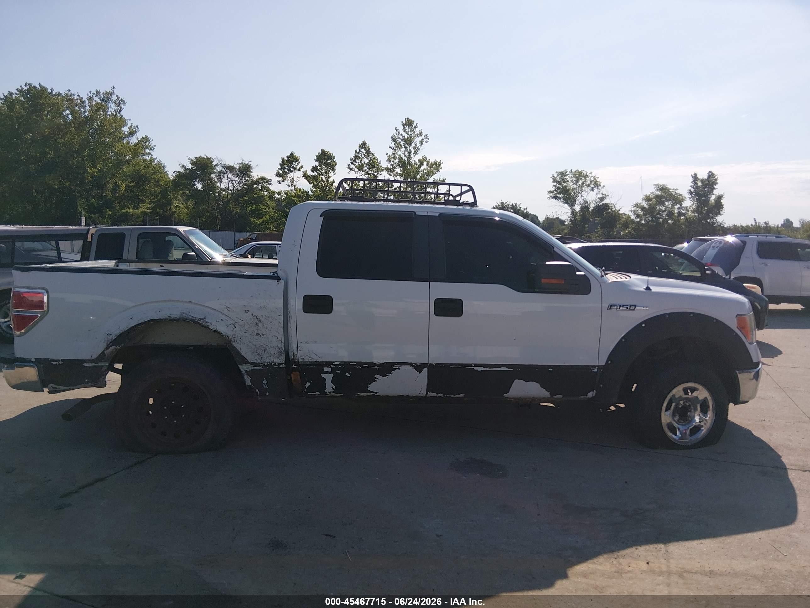2009 Ford F-150 Xl/xlt White vin: 1FTRW12839FA75896