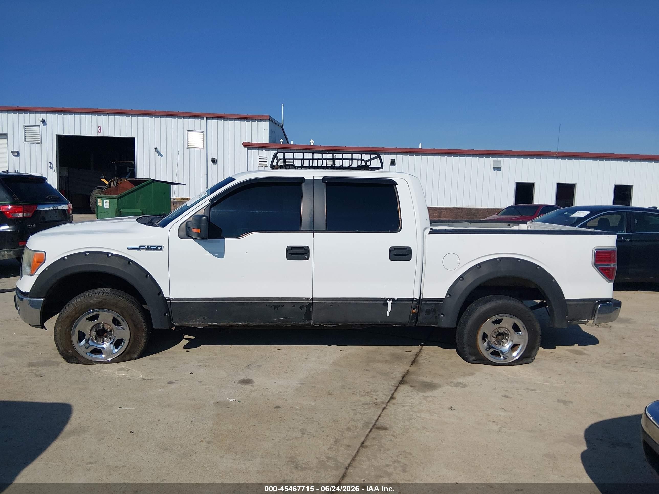 2009 Ford F-150 Xl/xlt White vin: 1FTRW12839FA75896
