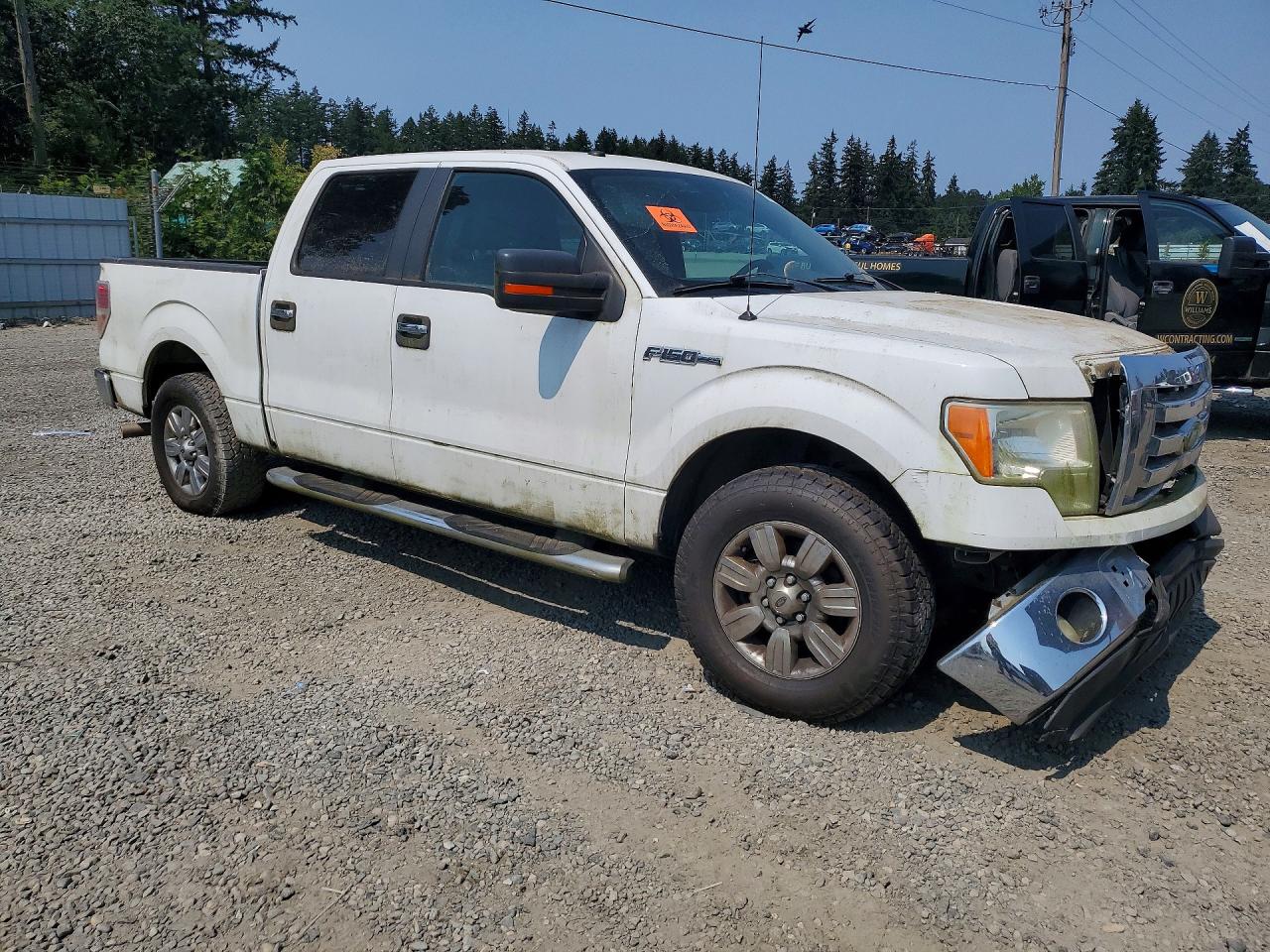 2009 Ford F150 Supercrew White vin: 1FTRW12839KC79069