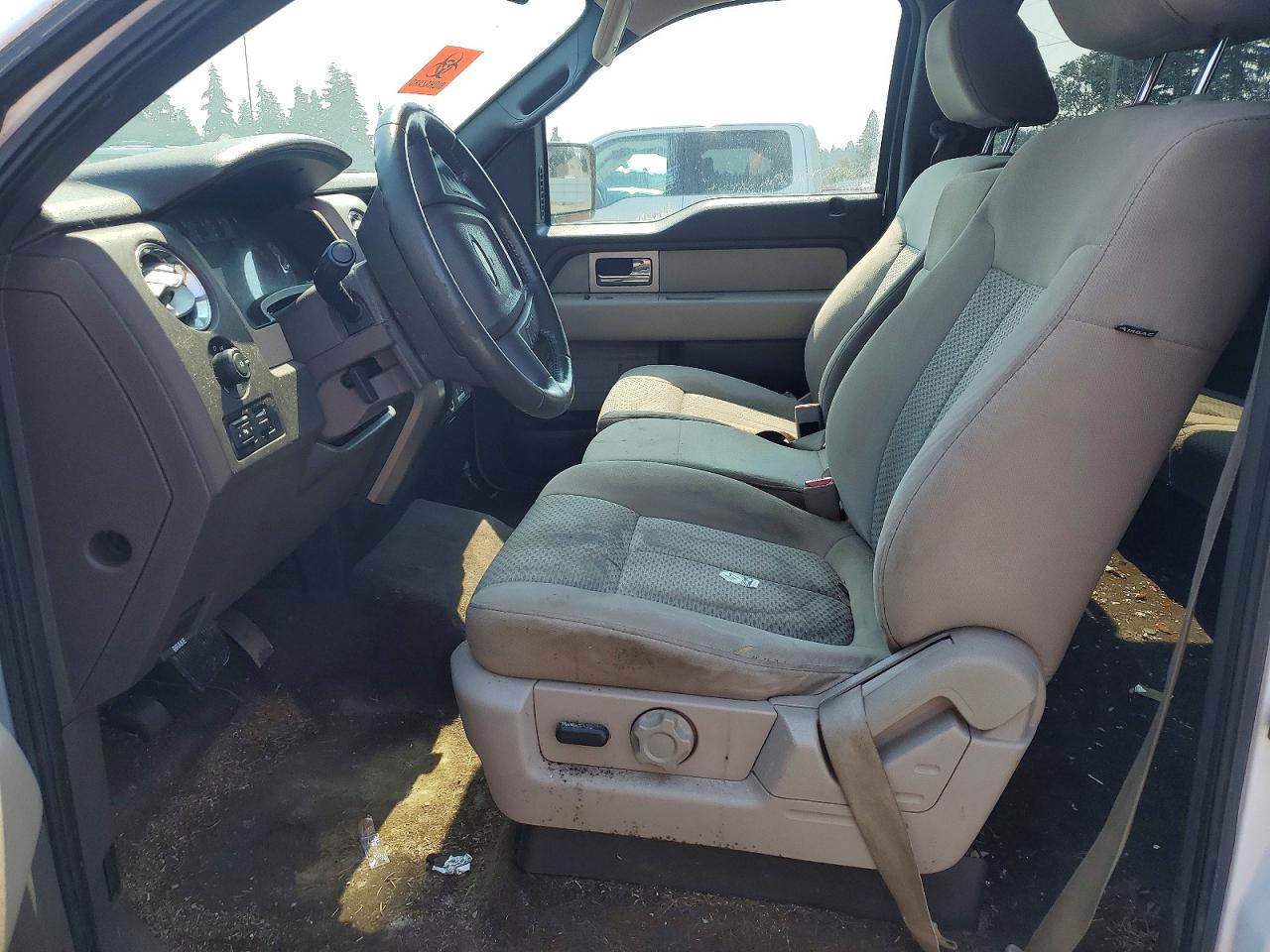 2009 Ford F150 Supercrew White vin: 1FTRW12839KC79069