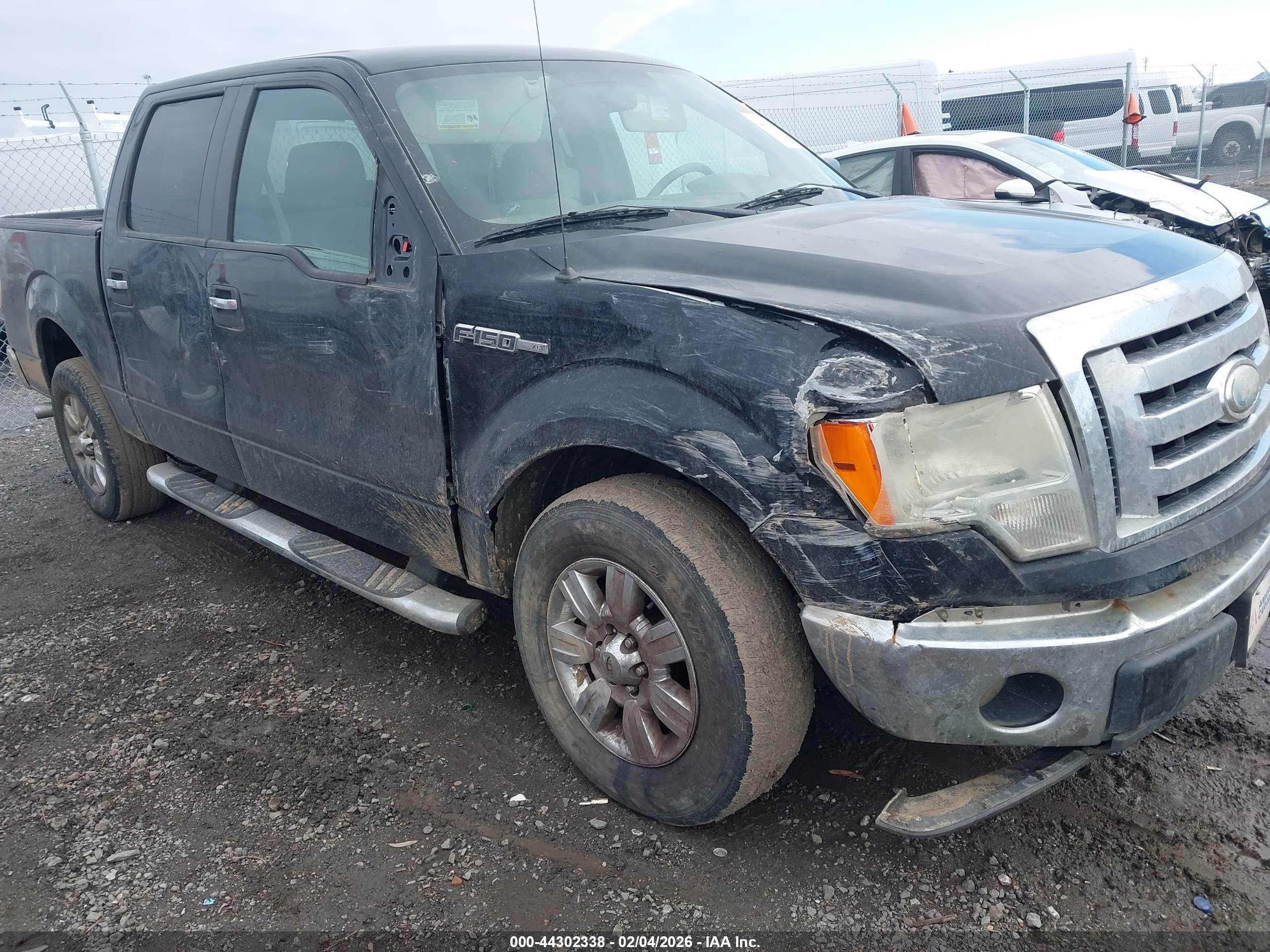 2009 Ford F-150 Xl/xlt Black vin: 1FTRW12849FA79245
