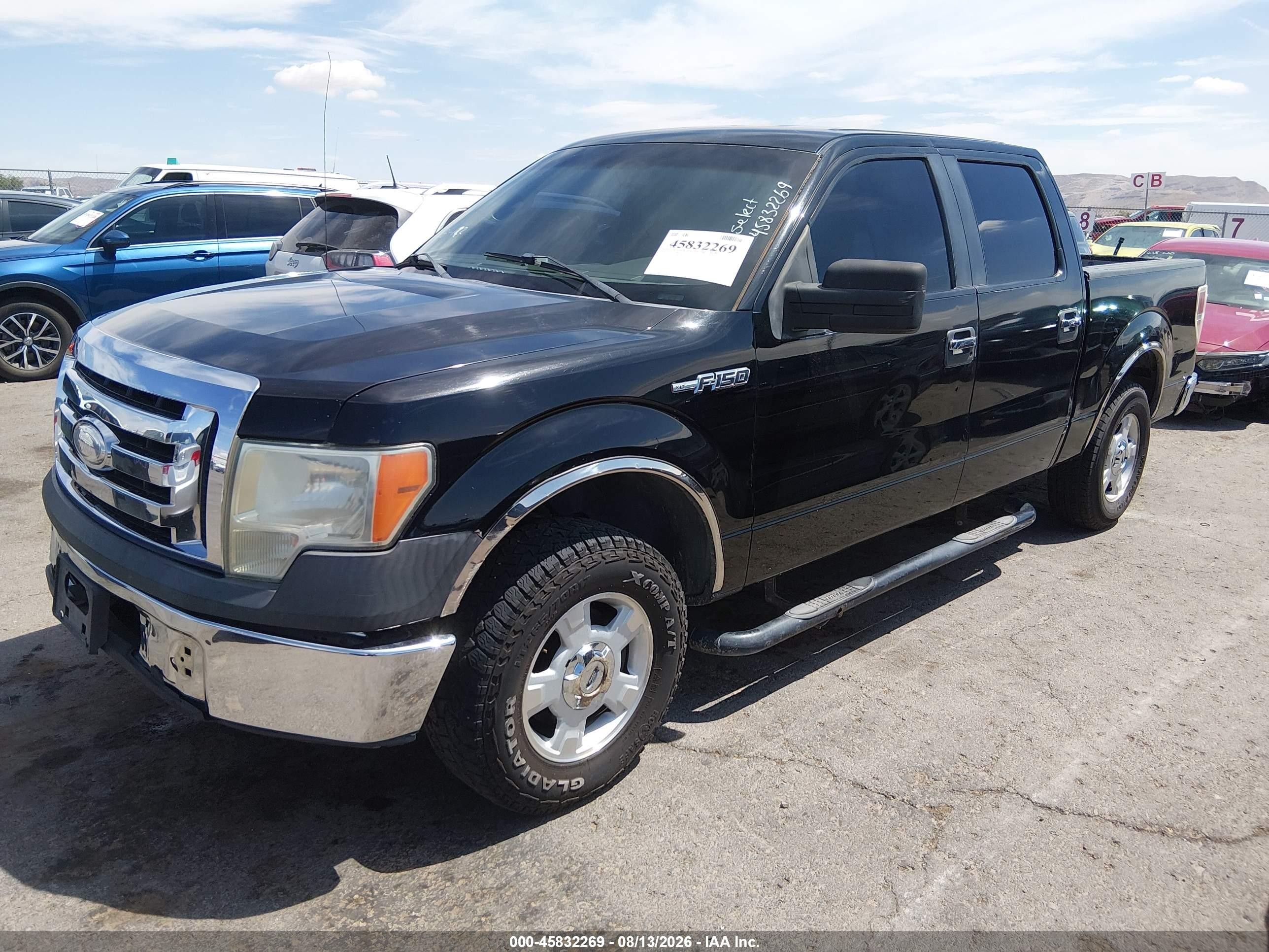 2009 Ford F-150 Xl/xlt Черный vin: 1FTRW12849FA86776