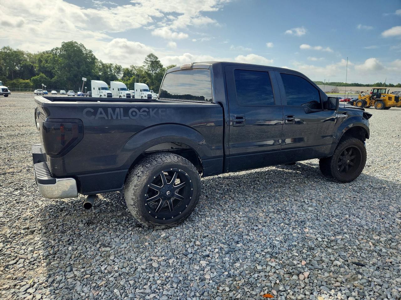 2009 Ford F150 Supercrew Black vin: 1FTRW12849FA92903