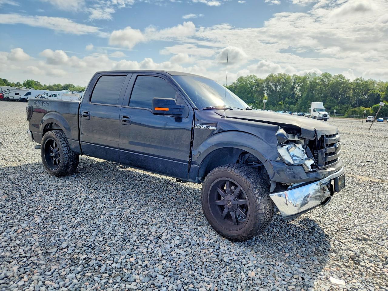 2009 Ford F150 Supercrew Black vin: 1FTRW12849FA92903