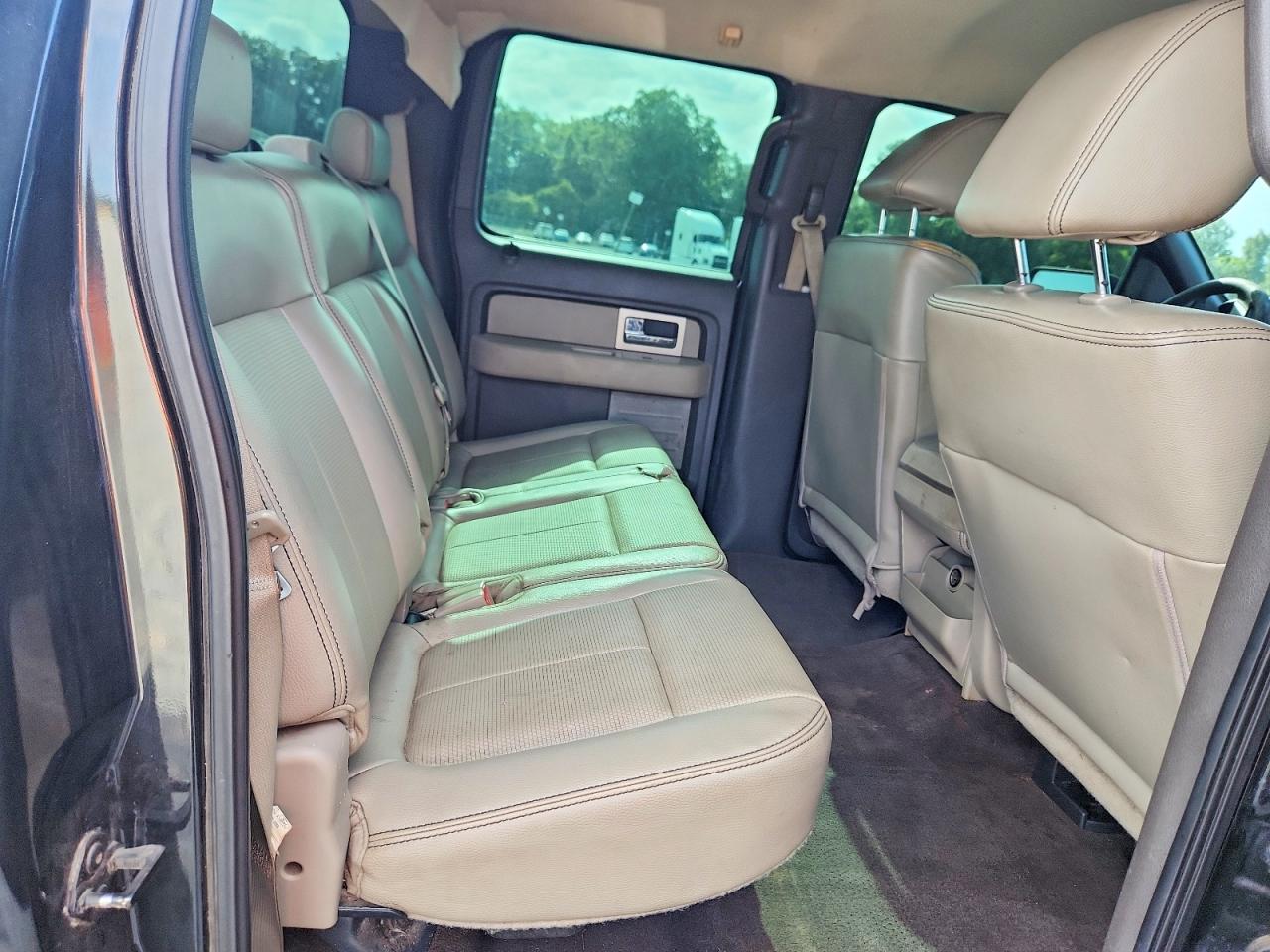 2009 Ford F150 Supercrew Black vin: 1FTRW12849FA92903