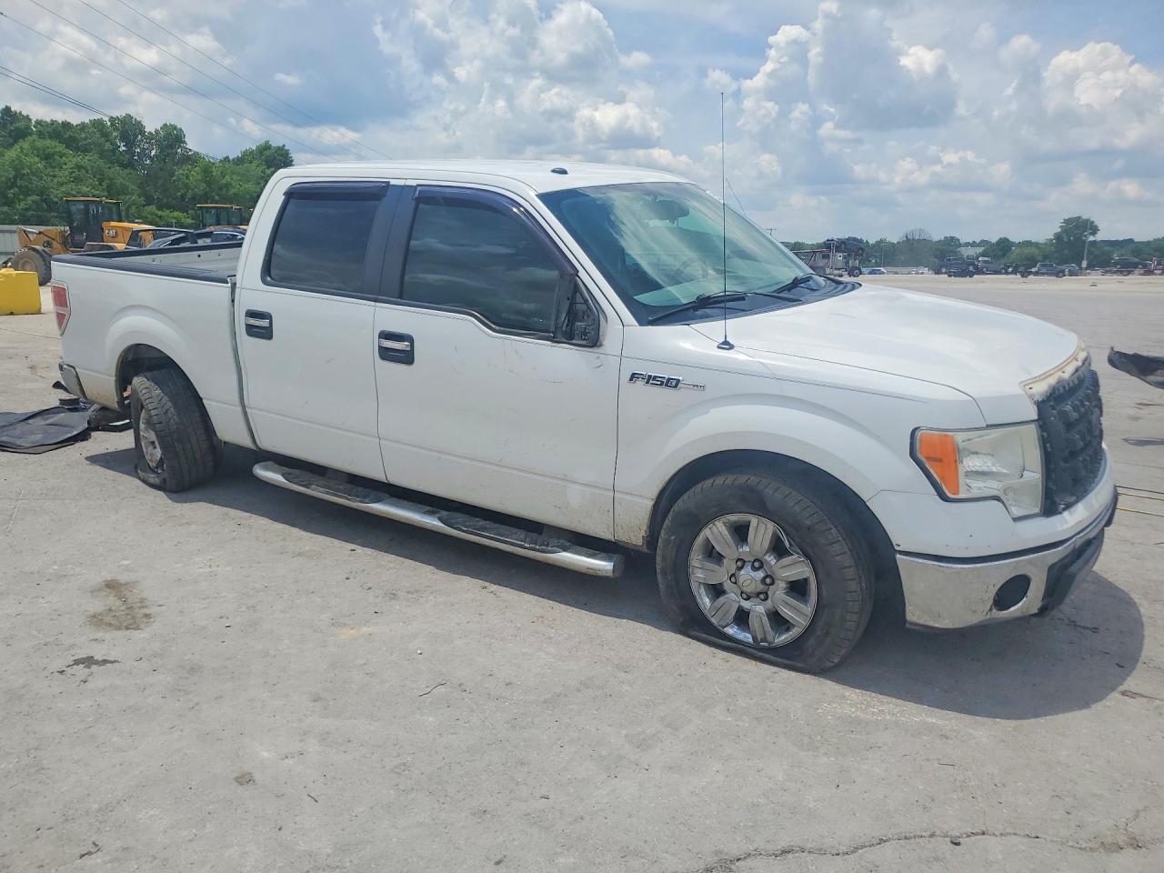 2009 Ford F150 Supercrew White vin: 1FTRW12849FB06704