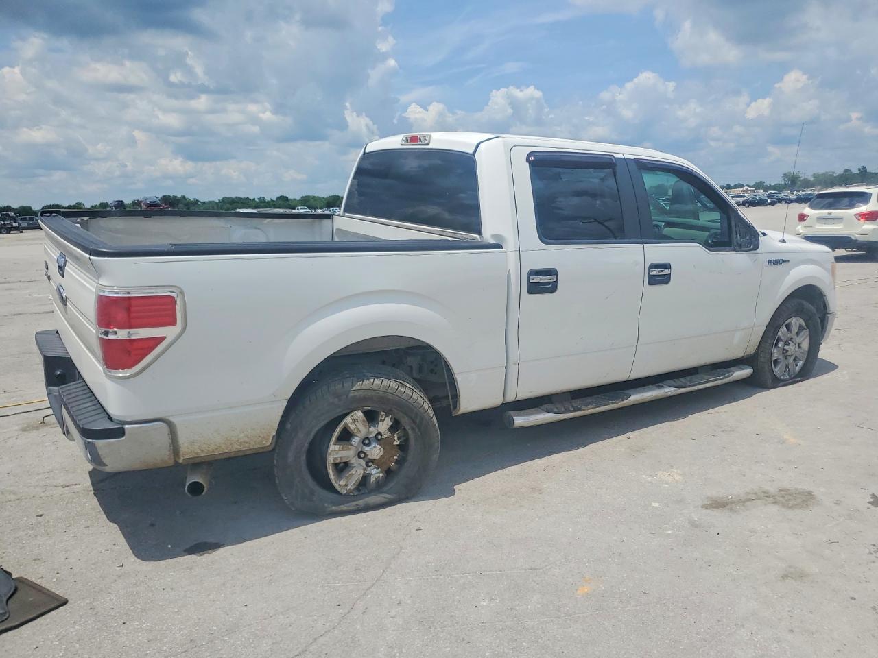 2009 Ford F150 Supercrew White vin: 1FTRW12849FB06704