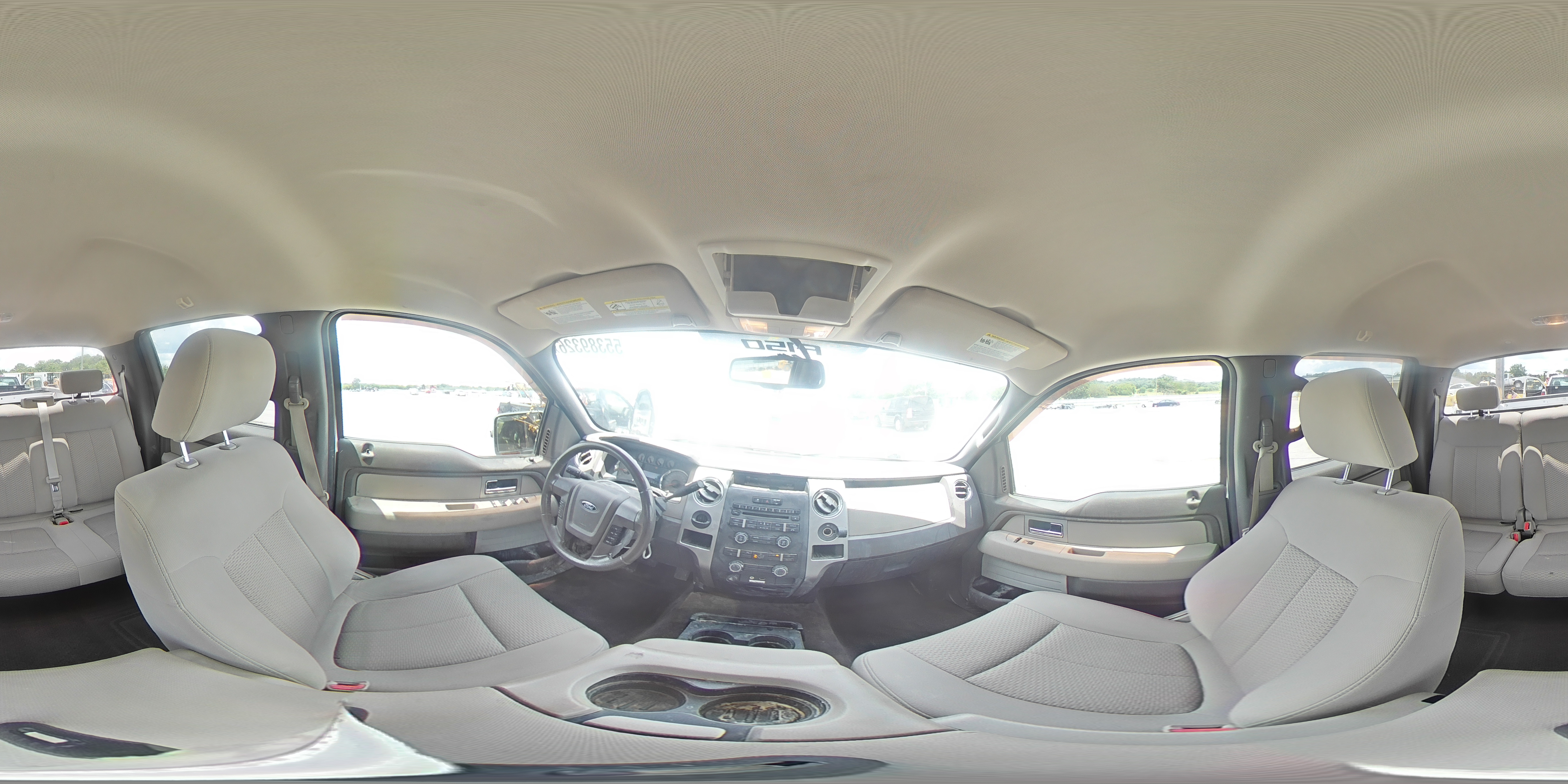 2009 Ford F150 Supercrew White vin: 1FTRW12849FB06704