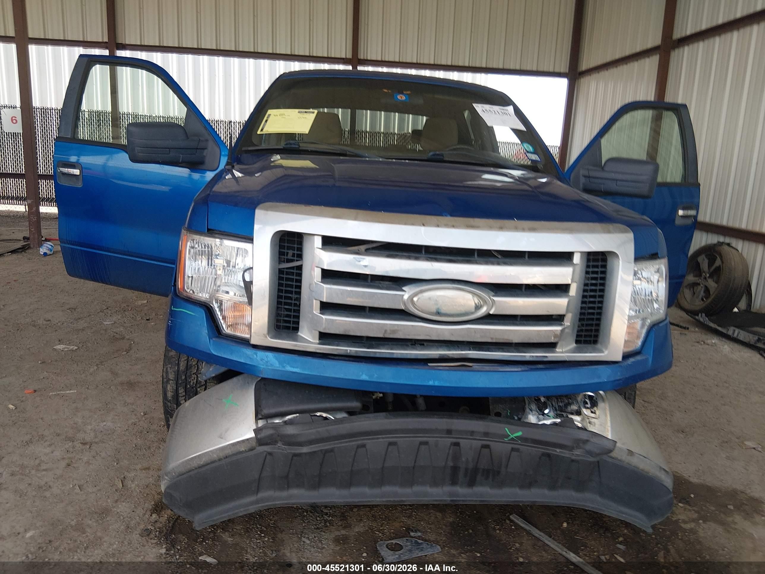 2009 Ford F-150 Xl/xlt Blue vin: 1FTRW12849FB12101