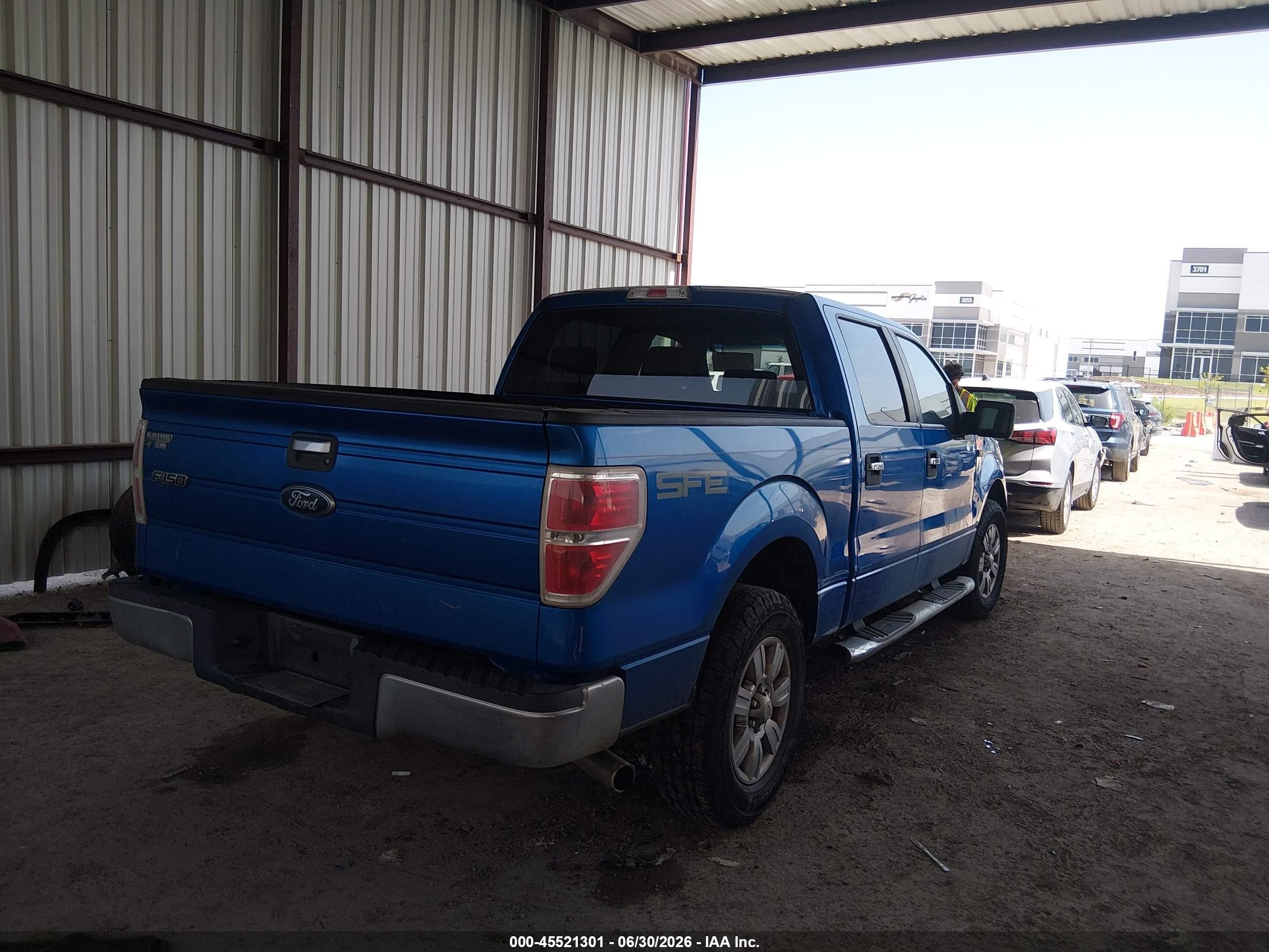 2009 Ford F-150 Xl/xlt Blue vin: 1FTRW12849FB12101
