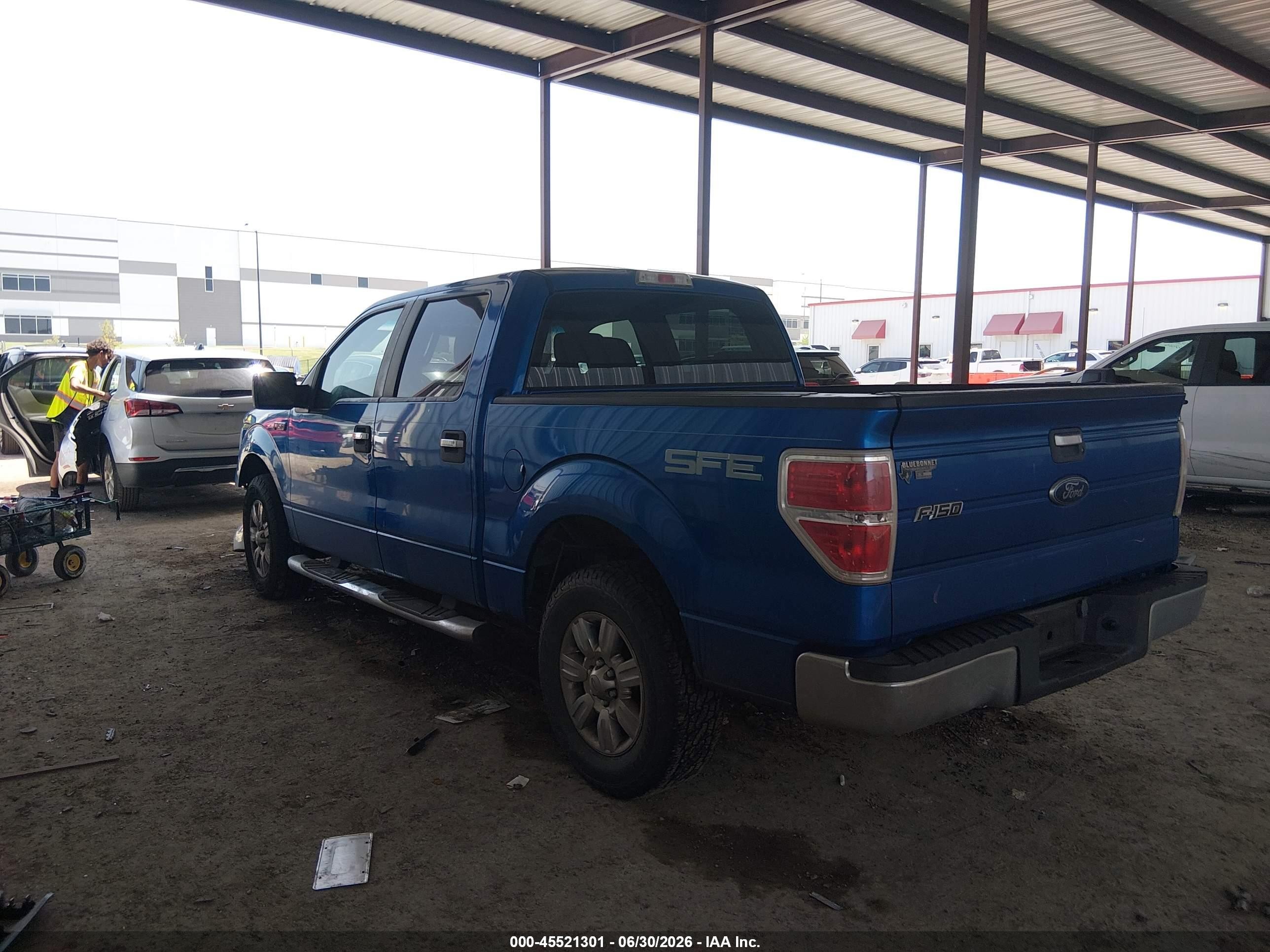 2009 Ford F-150 Xl/xlt Blue vin: 1FTRW12849FB12101