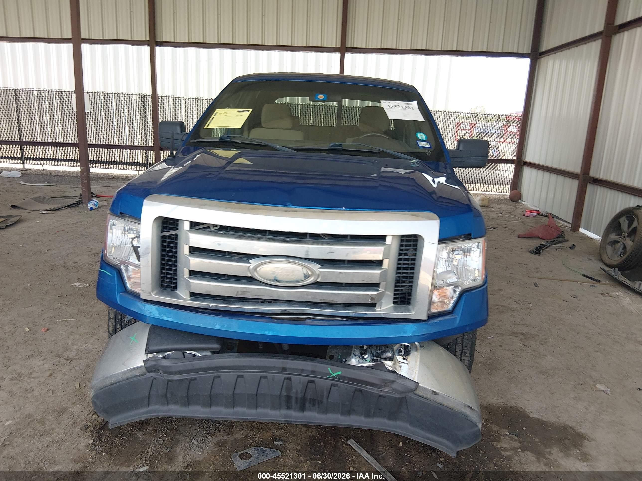 2009 Ford F-150 Xl/xlt Blue vin: 1FTRW12849FB12101