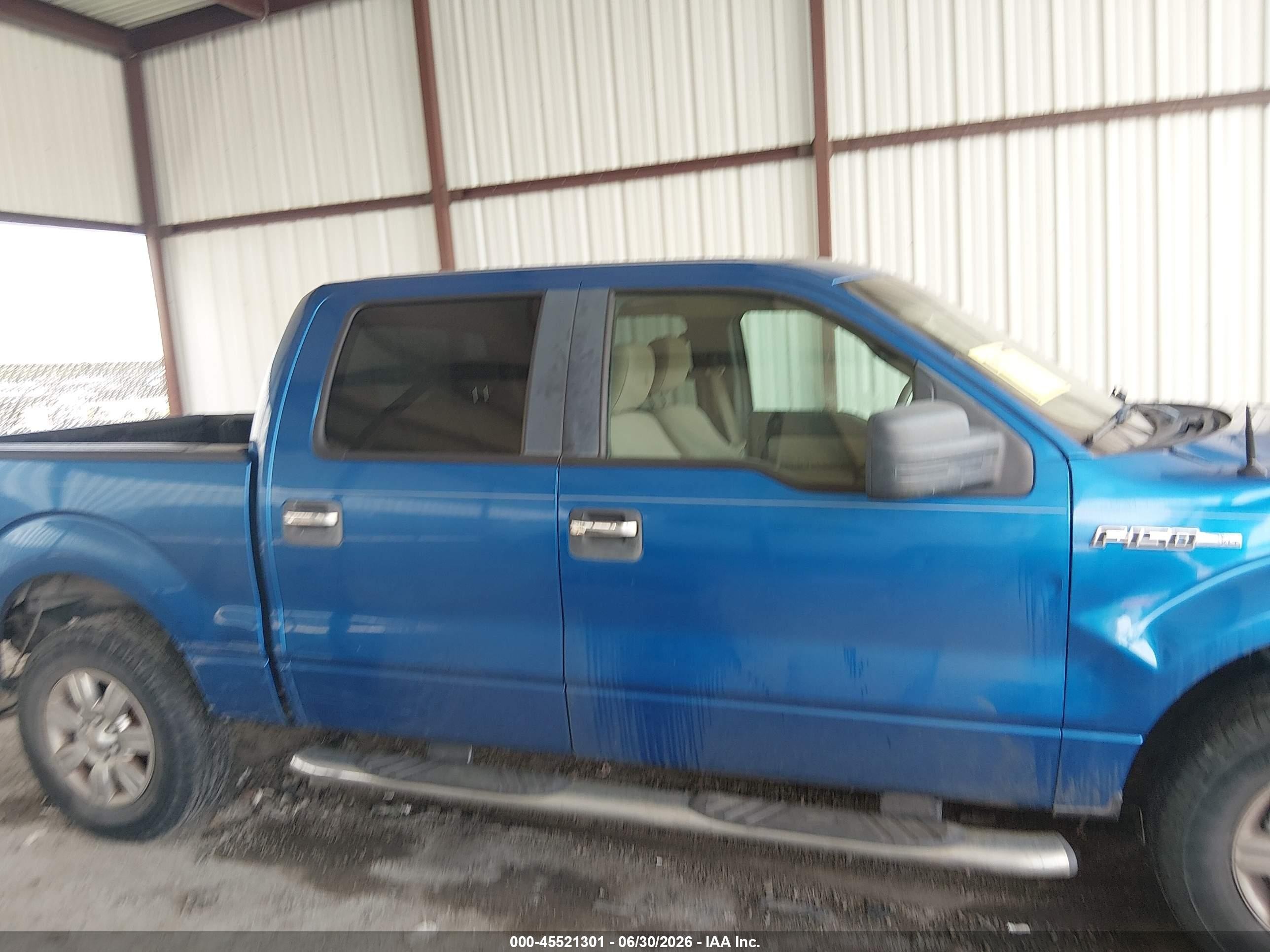 2009 Ford F-150 Xl/xlt Blue vin: 1FTRW12849FB12101