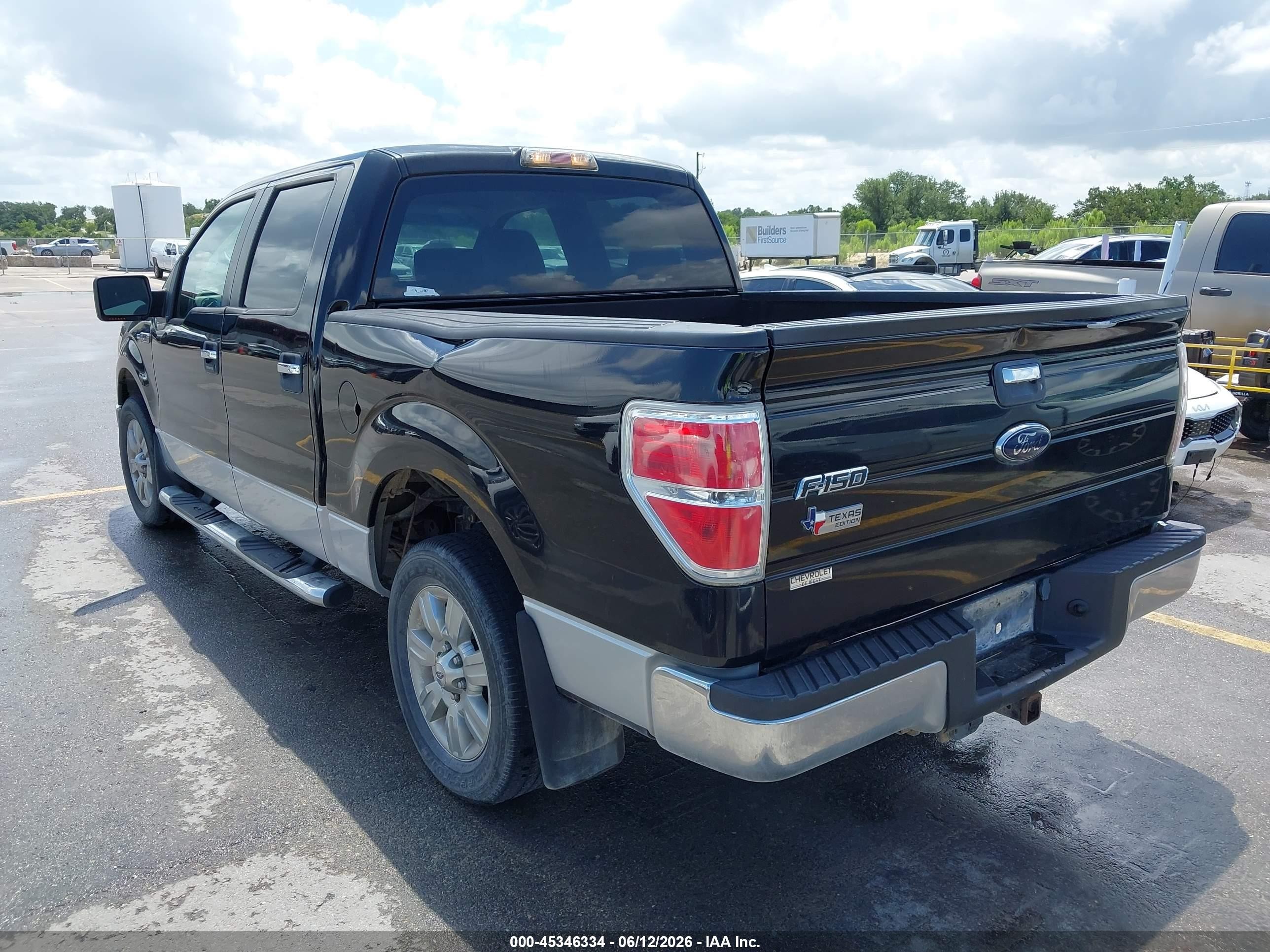 2009 Ford F-150 Xl/xlt Черный vin: 1FTRW12859FA46173